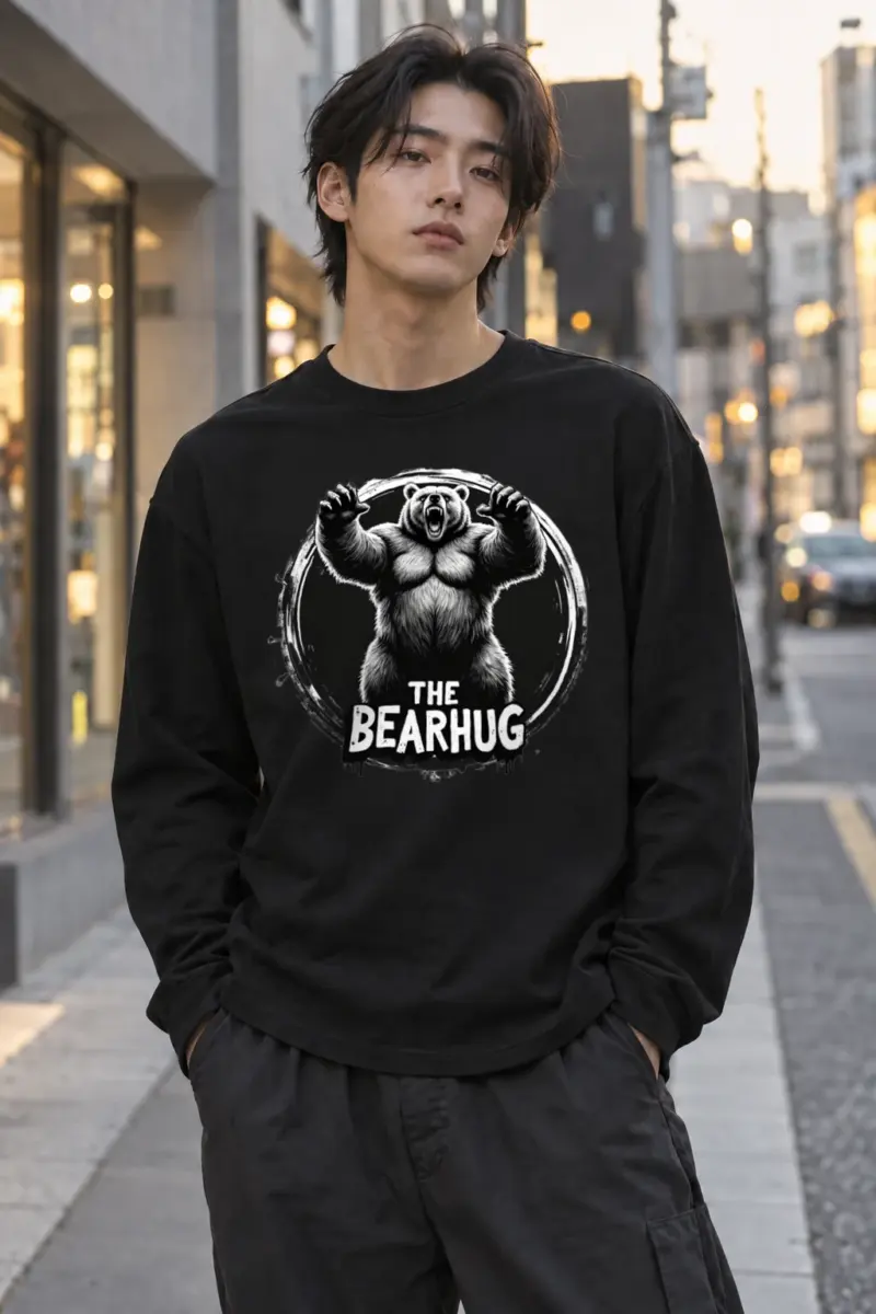 "The Bearhug" Unisex Longsleeve T-shirt | Gildan 2400
