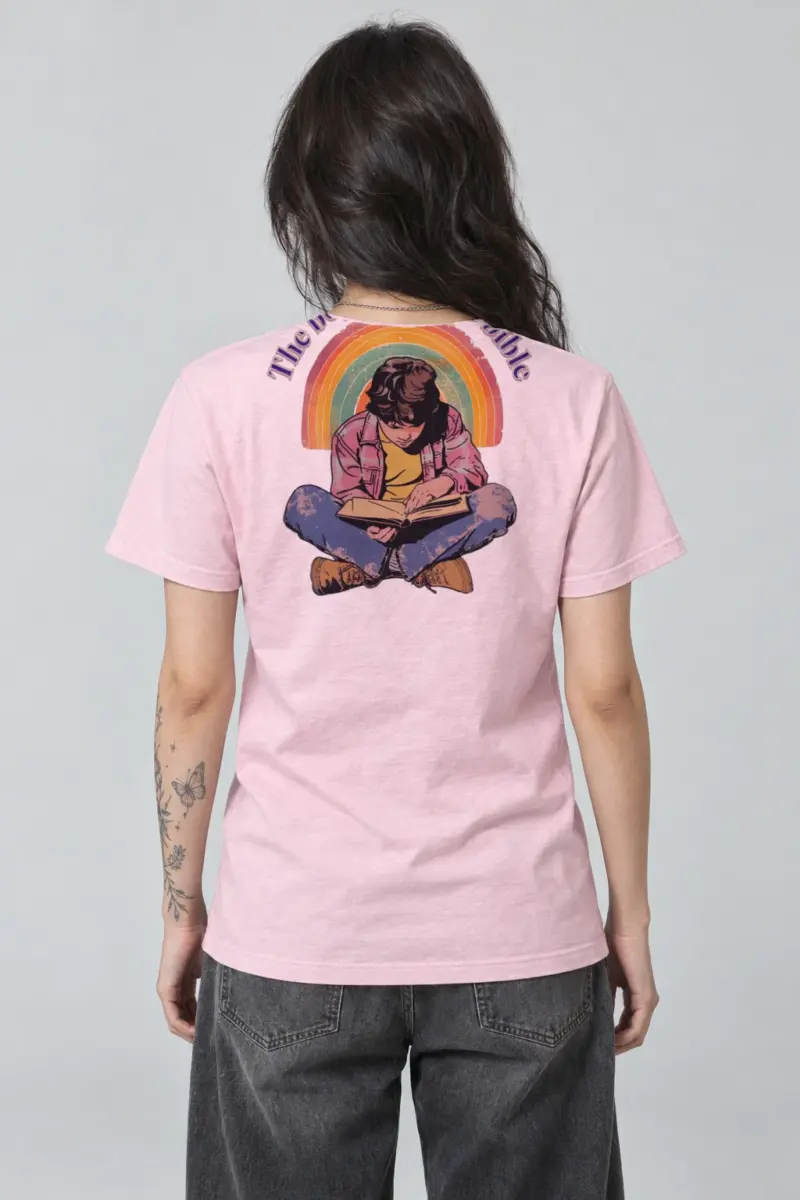 "The Boy Reads The Bible" Heavyweight Unisex Crewneck T-shirt
