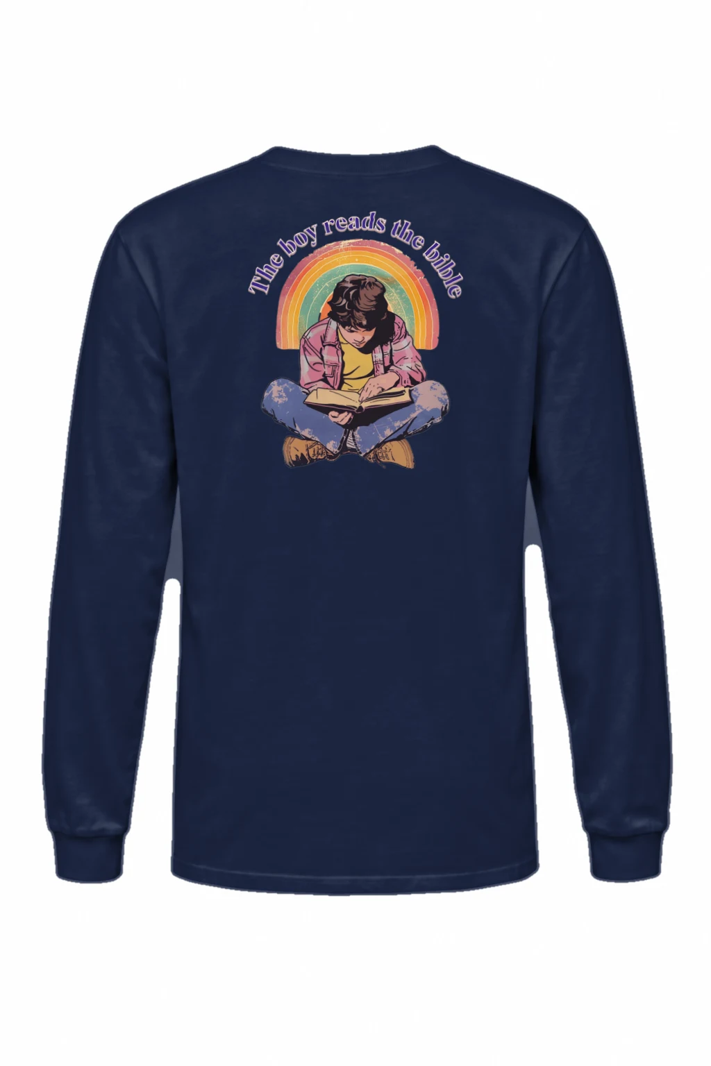 "The Boy Reads The Bible" Unisex Longsleeve T-shirt | Gildan 2400