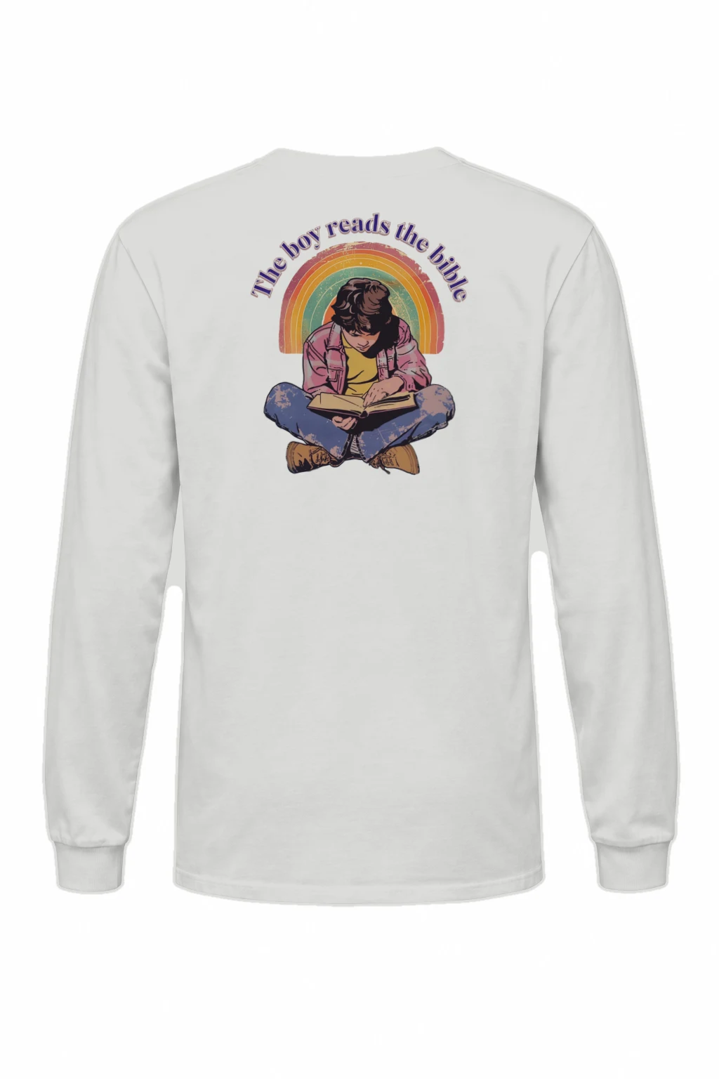 "The Boy Reads The Bible" Unisex Longsleeve T-shirt | Gildan 2400