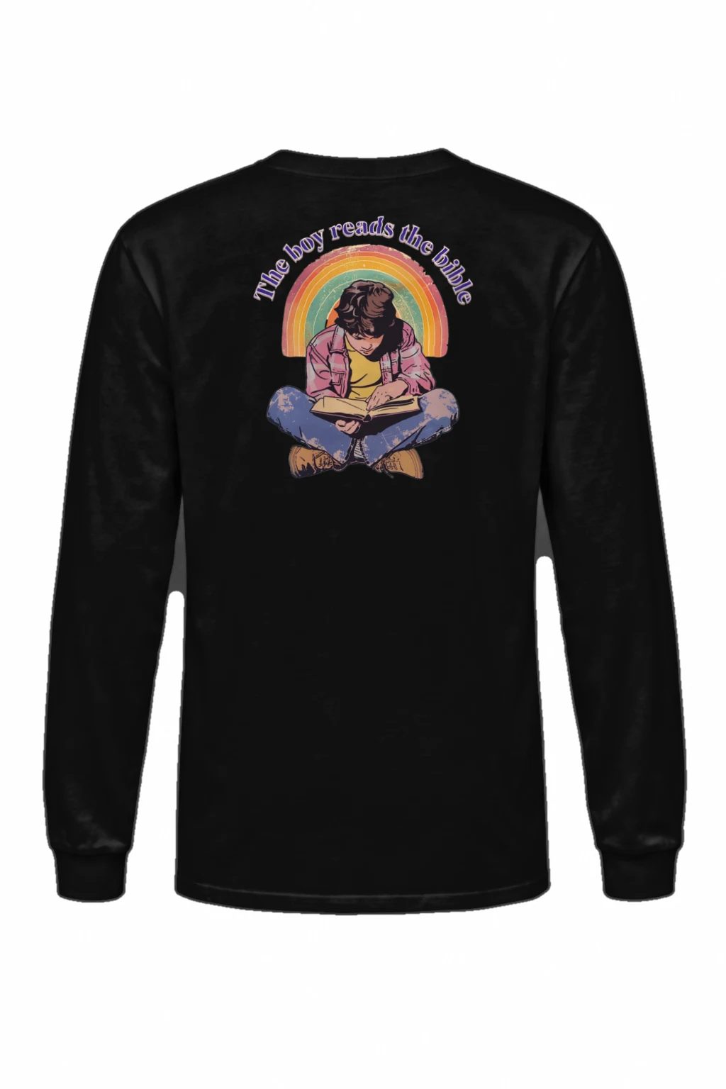 "The Boy Reads The Bible" Unisex Longsleeve T-shirt | Gildan 2400