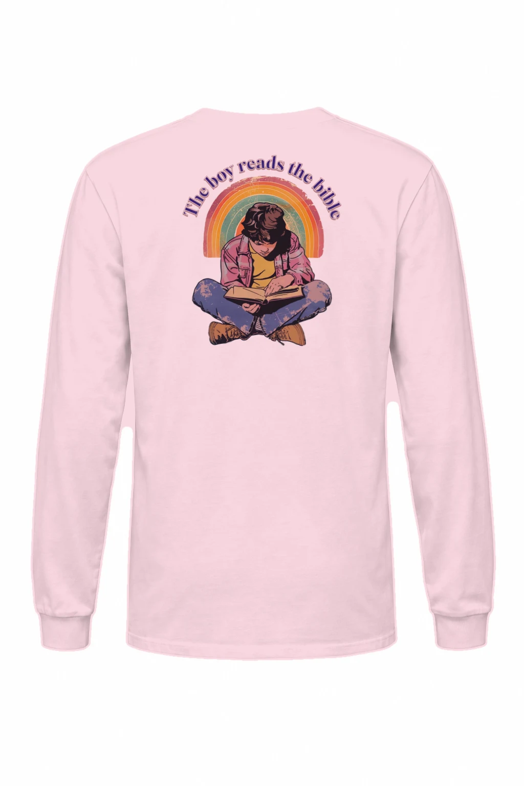 "The Boy Reads The Bible" Unisex Longsleeve T-shirt | Gildan 2400