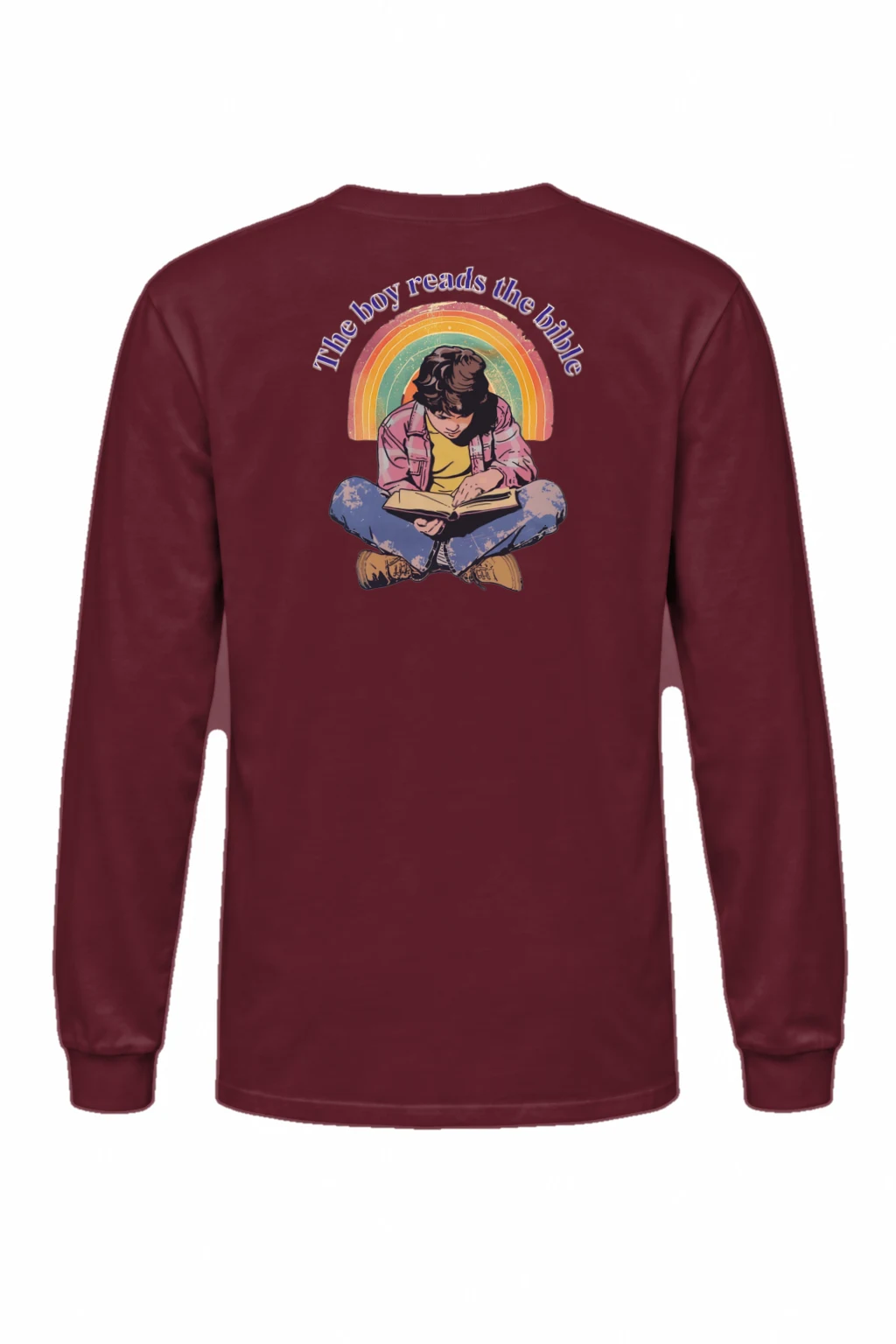 "The Boy Reads The Bible" Unisex Longsleeve T-shirt | Gildan 2400
