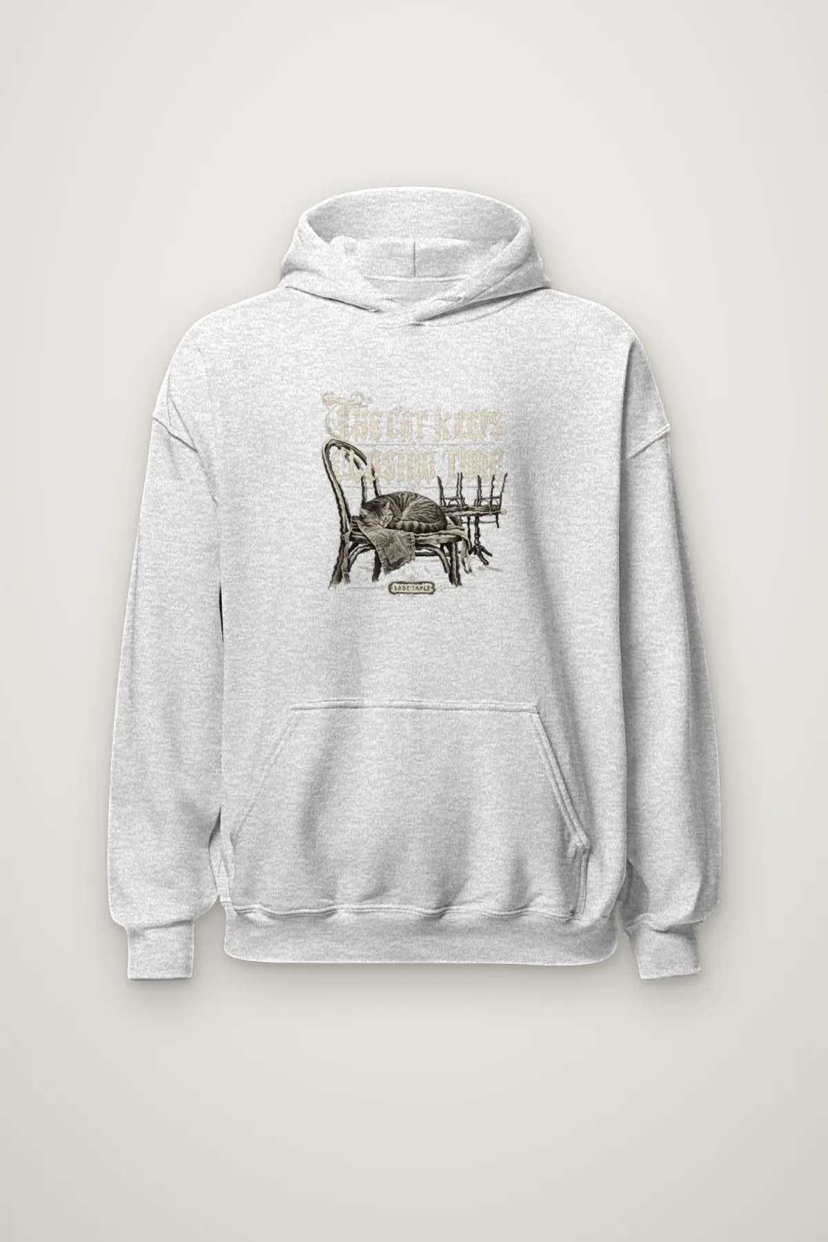"The Cat Keeps Closing Time" Heavy Blend Unisex Pullover Hoodie