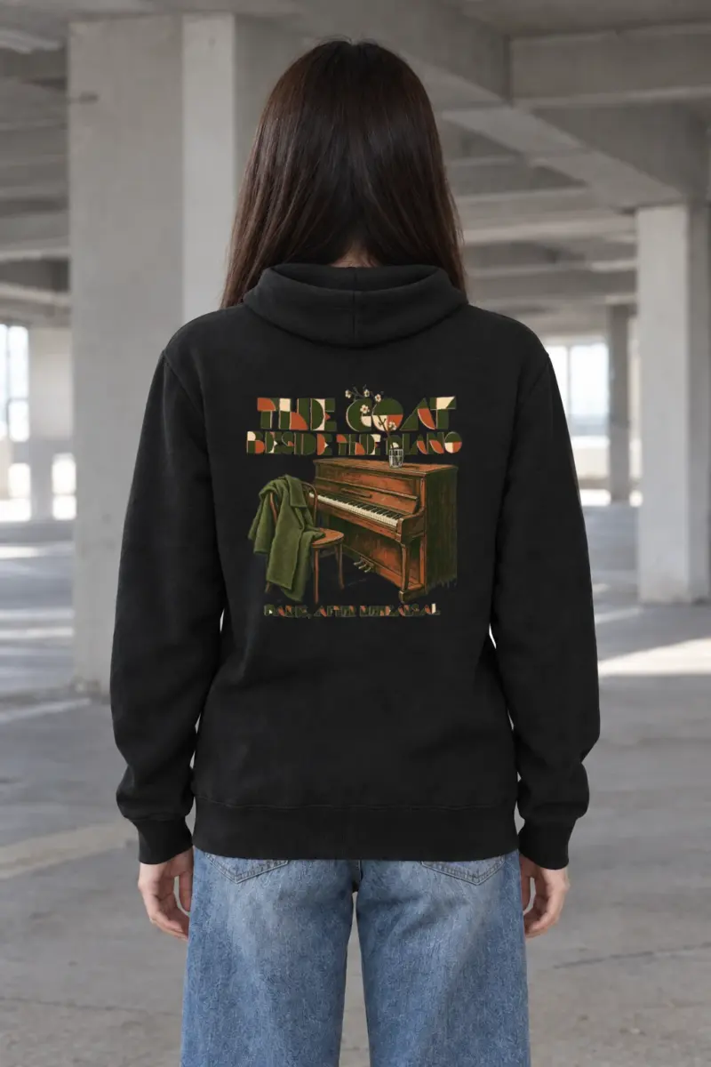 "The Coat Beside The Piano" Heavy Blend Unisex Pullover Hoodie