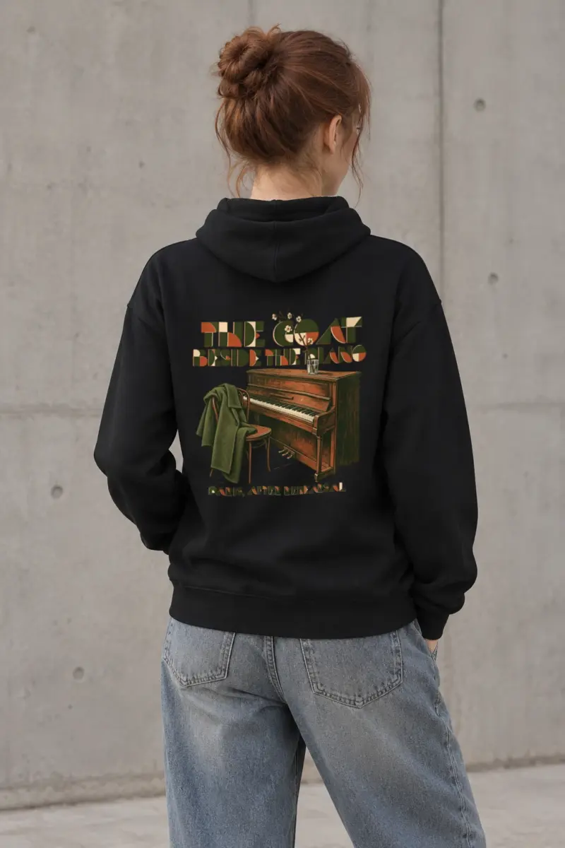"The Coat Beside The Piano" Heavy Blend Unisex Pullover Hoodie