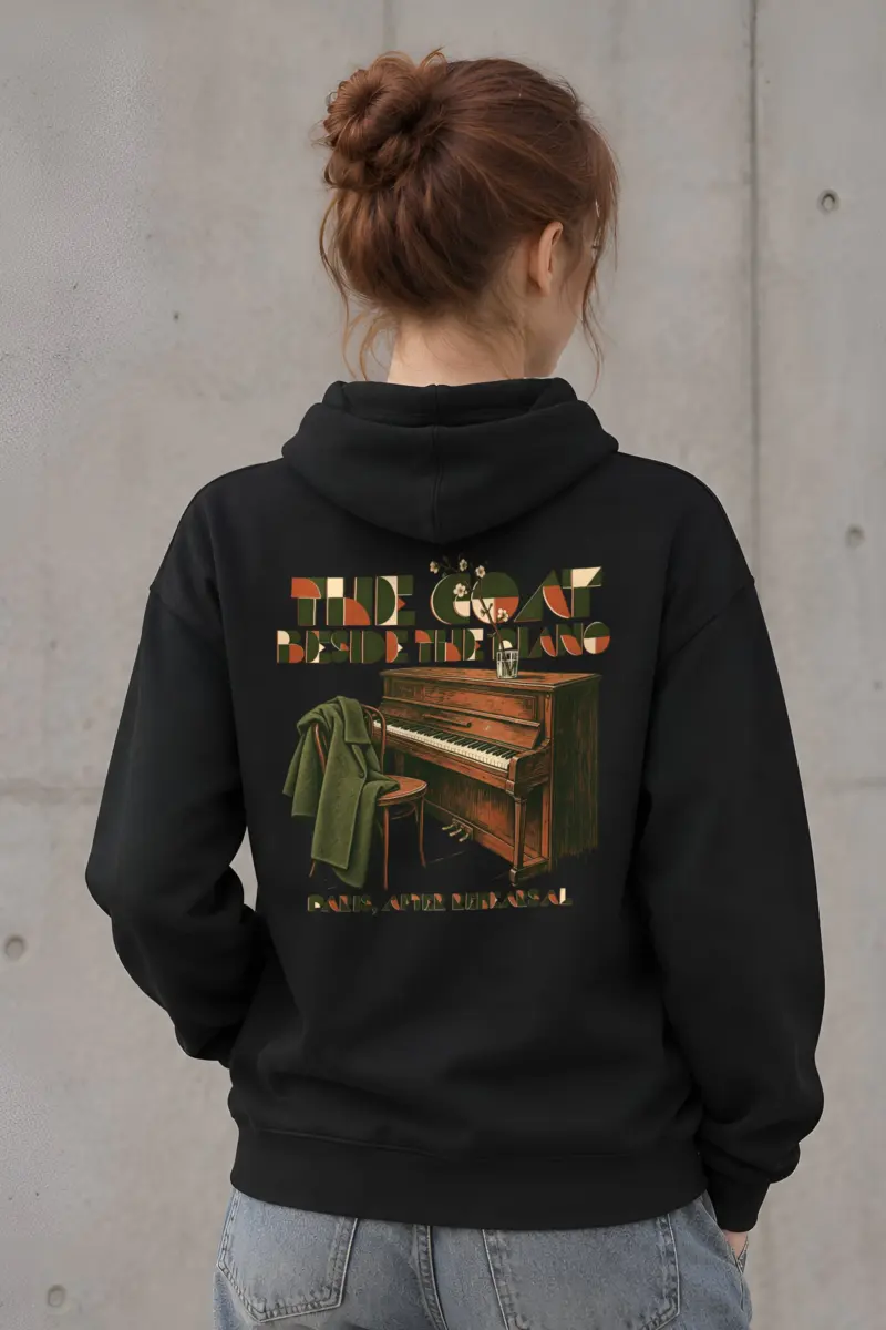 "The Coat Beside The Piano" Heavy Blend Unisex Pullover Hoodie