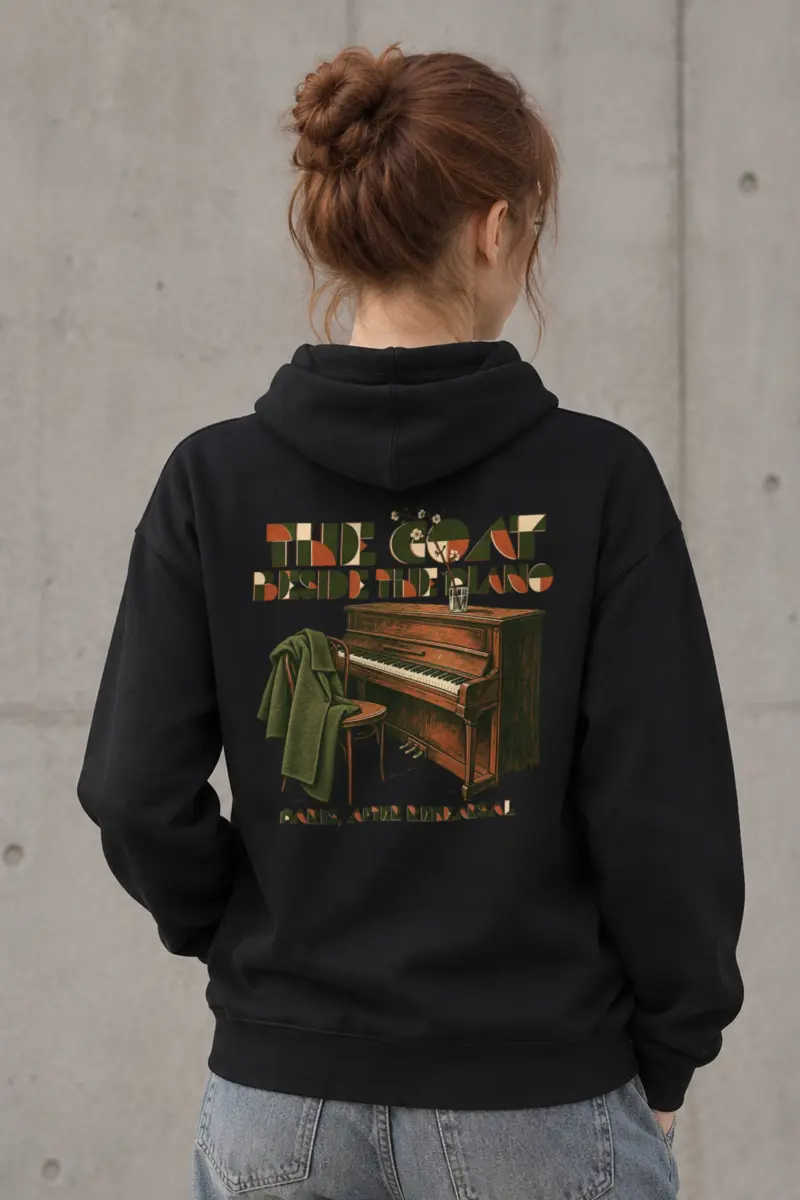"The Coat Beside The Piano" Heavy Blend Unisex Pullover Hoodie