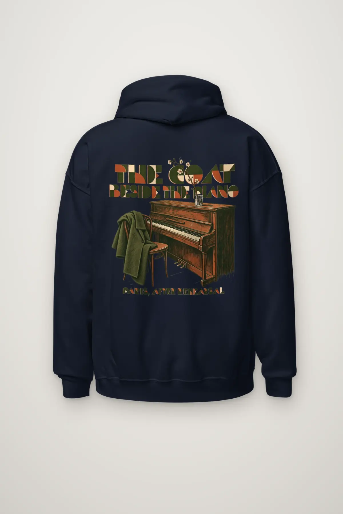 "The Coat Beside The Piano" Heavy Blend Unisex Pullover Hoodie