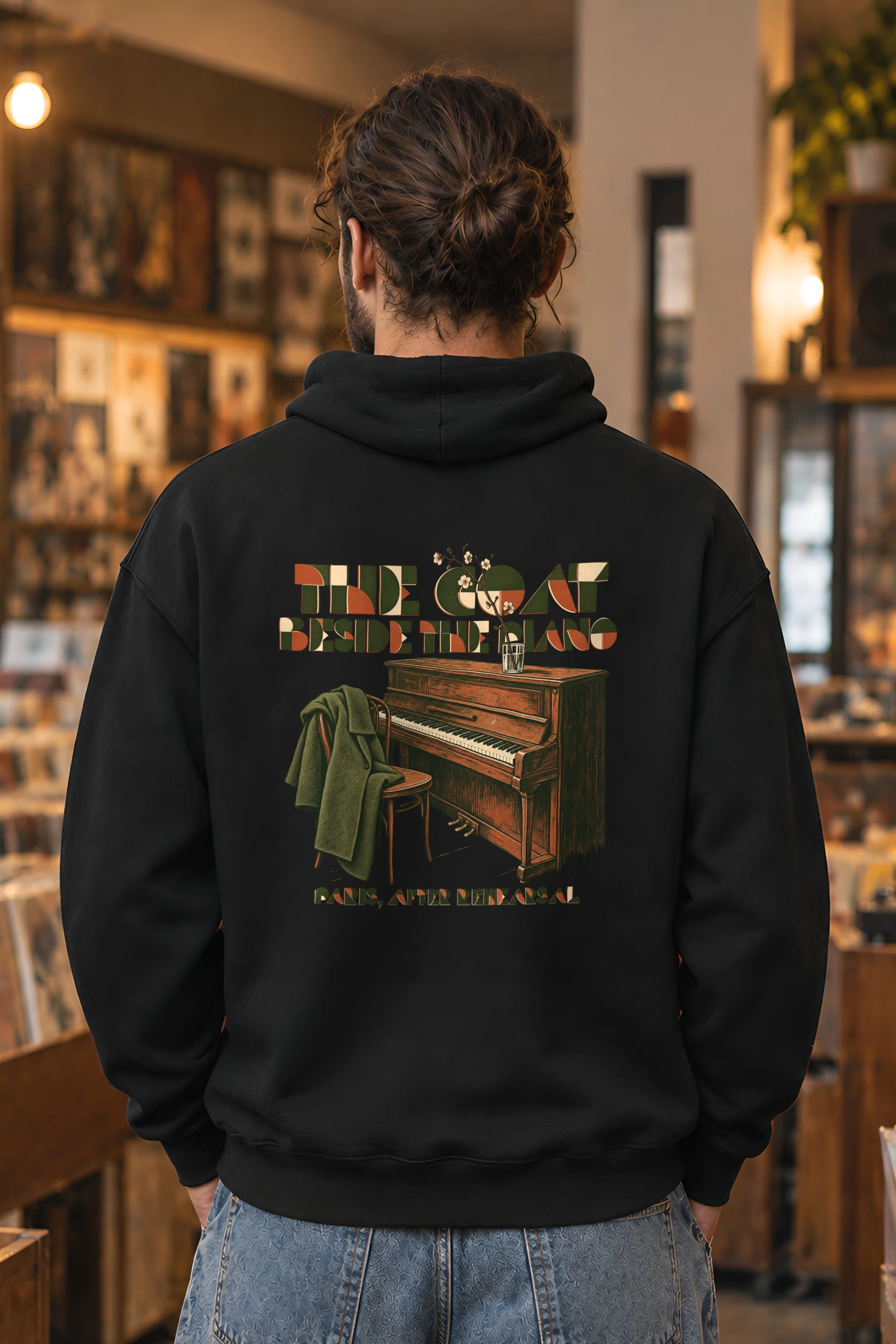 "The Coat Beside The Piano" 1 Pullover Hoodie