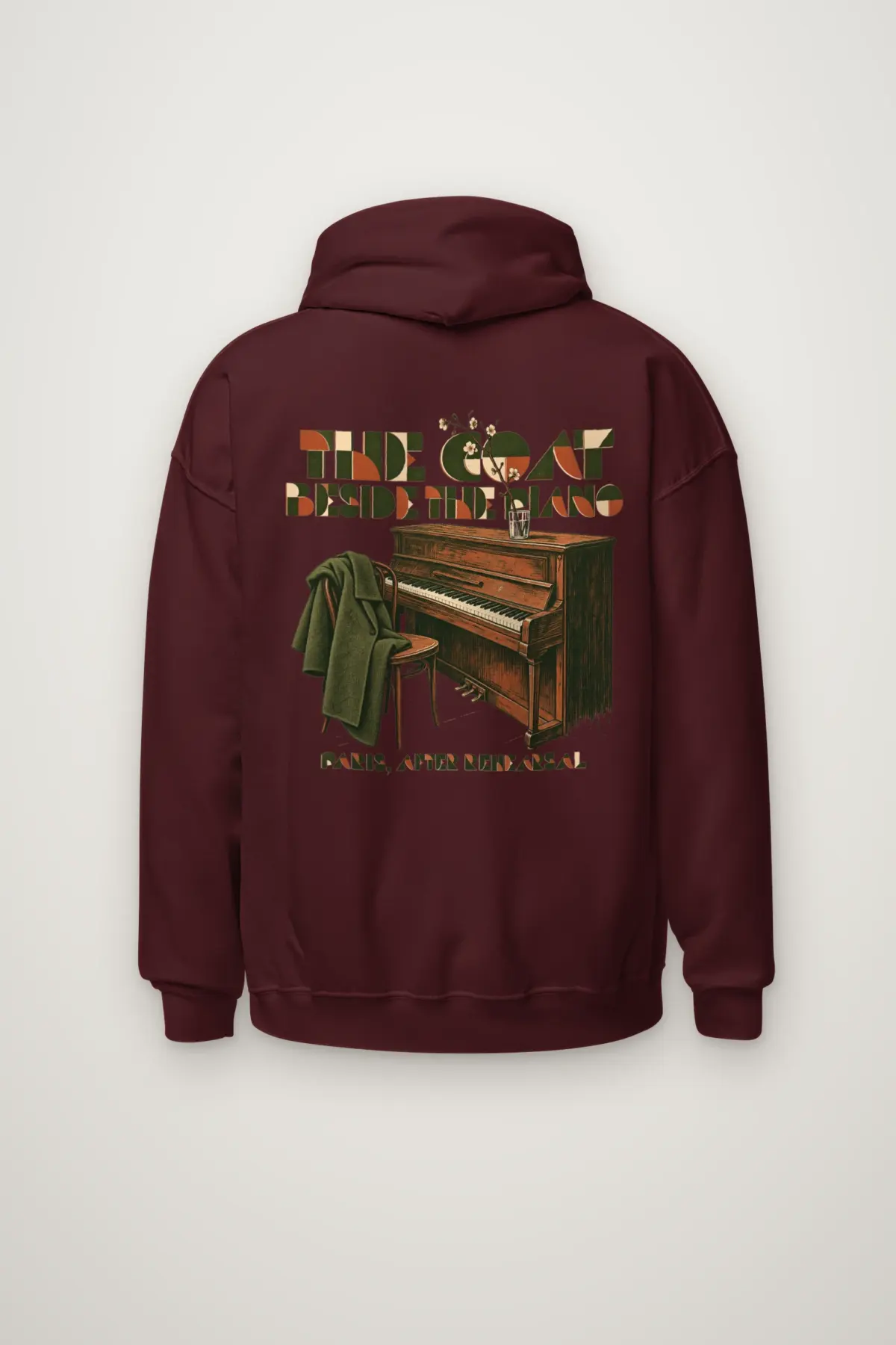"The Coat Beside The Piano" Heavy Blend Unisex Pullover Hoodie