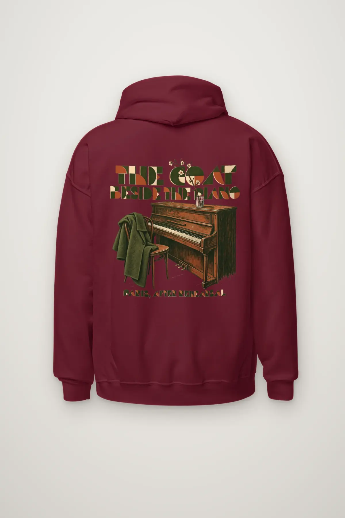 "The Coat Beside The Piano" Heavy Blend Unisex Pullover Hoodie