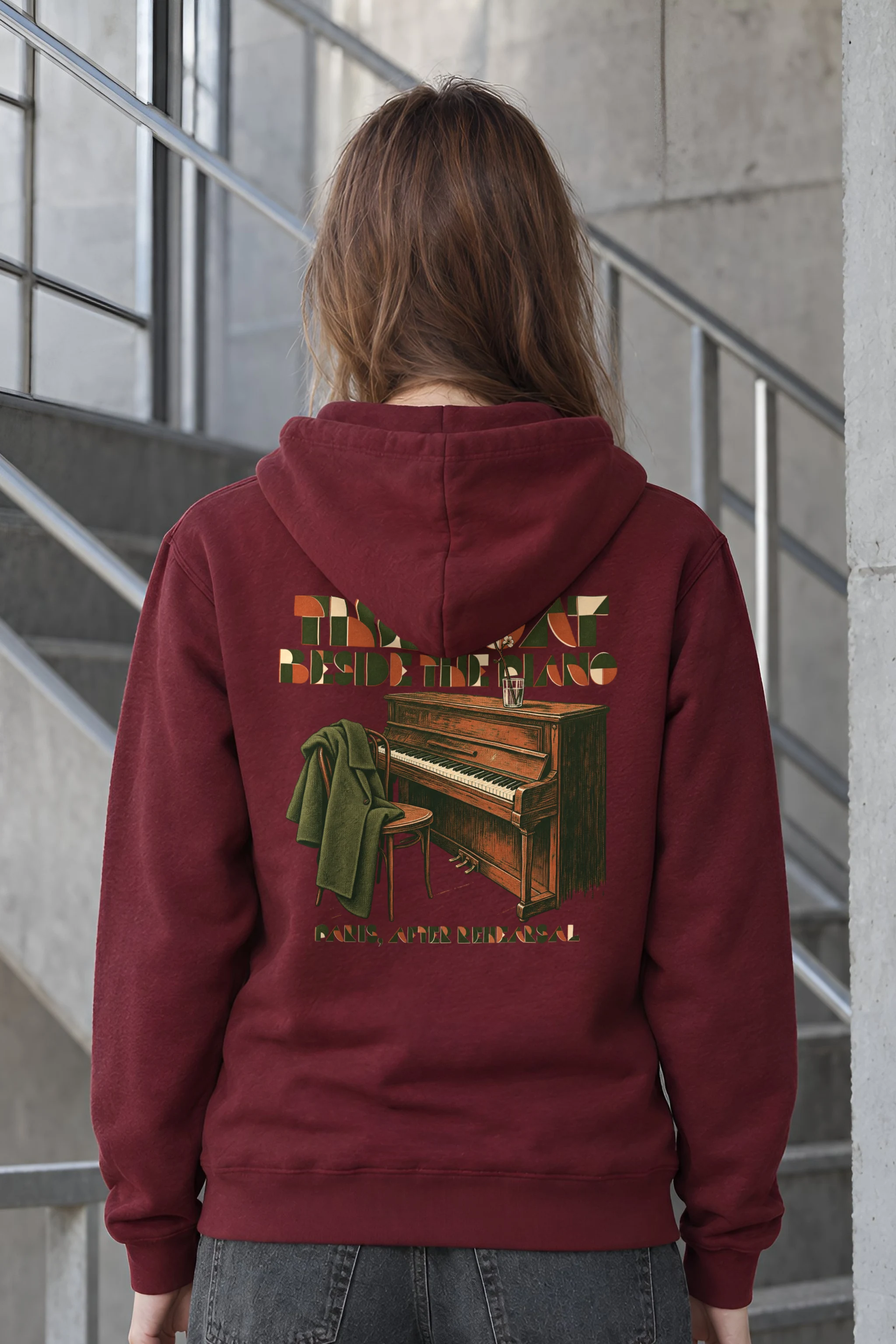 "The Coat Beside The Piano" 1 Pullover Hoodie
