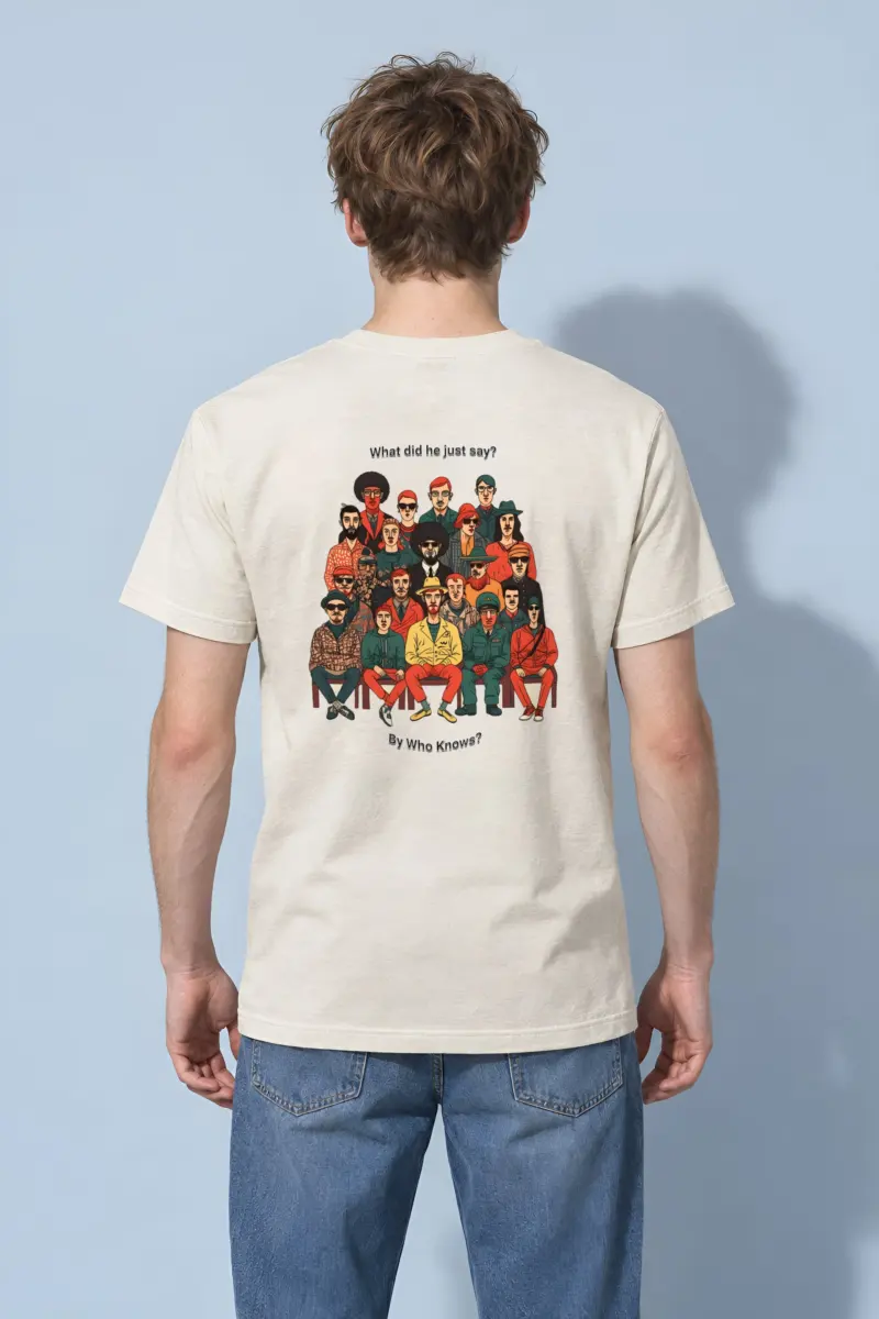 "The Conversation Crowd" Heavyweight Unisex Crewneck T-shirt