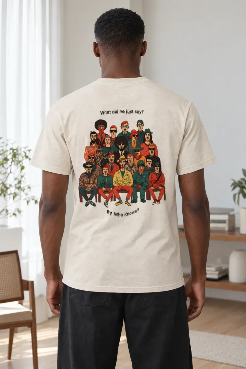 "The Conversation Crowd" Heavyweight Unisex Crewneck T-shirt | Gildan 5000