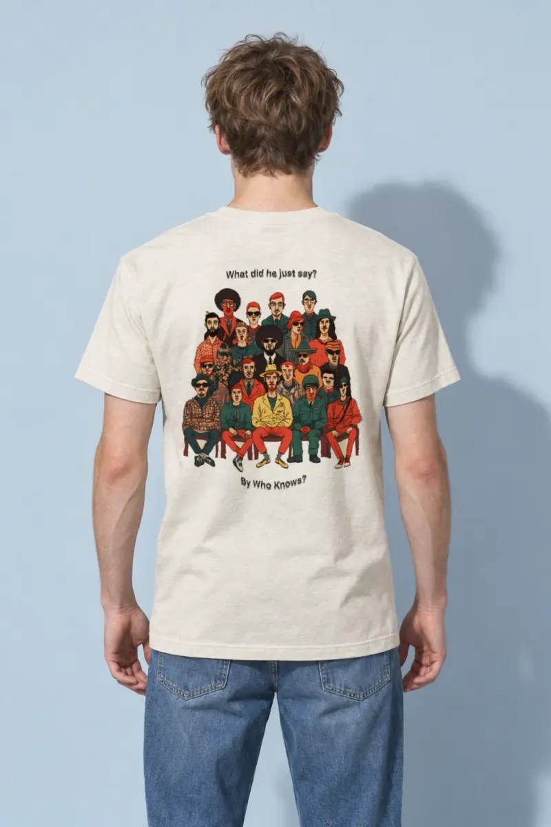 "The Conversation Crowd" Heavyweight Unisex Crewneck T-shirt