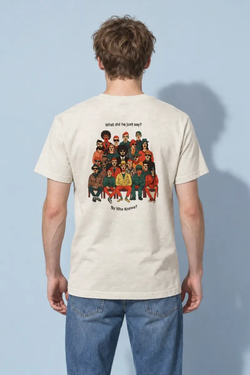 "The Conversation Crowd" Heavyweight Unisex Crewneck T-shirt