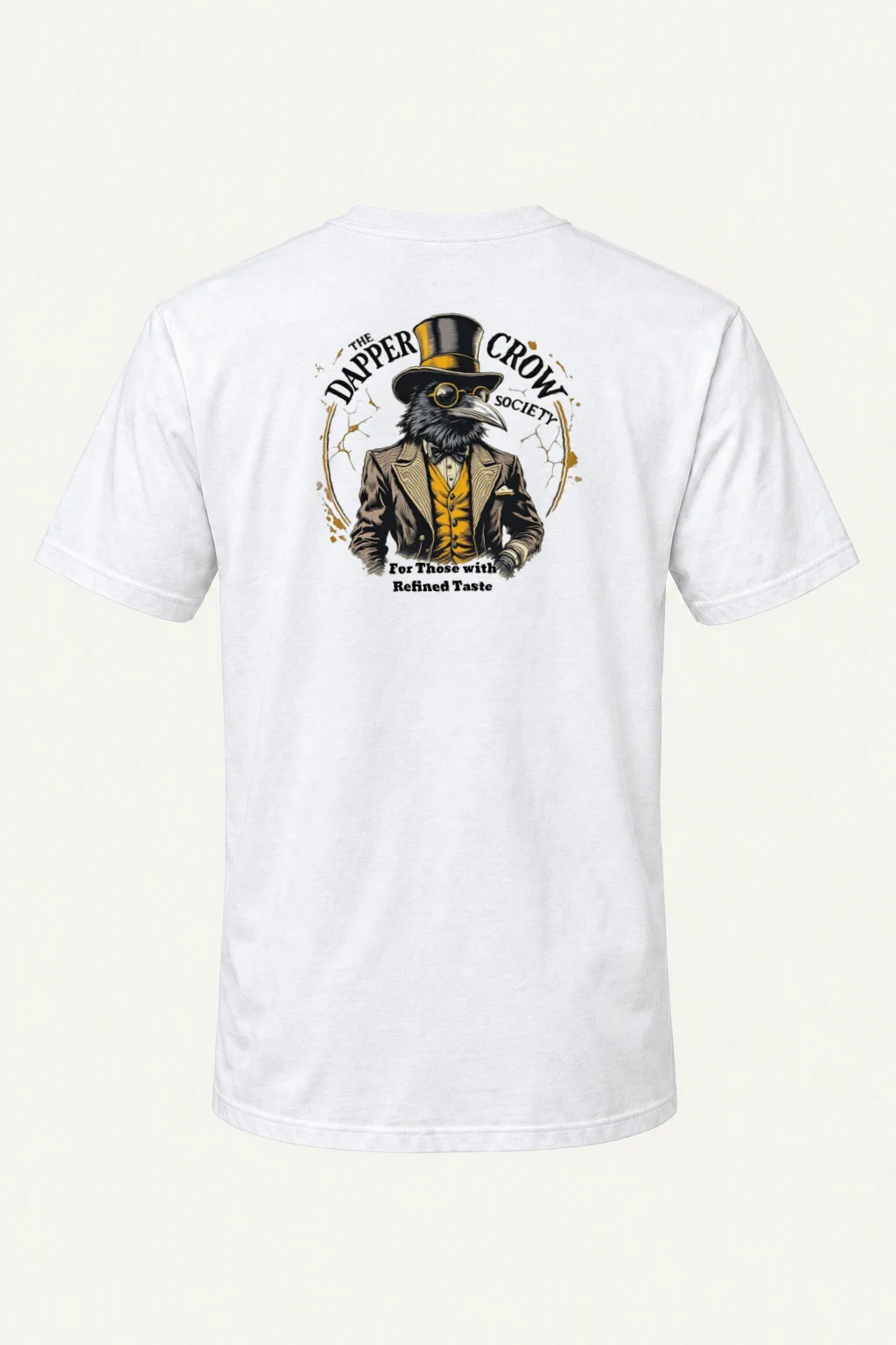 "The Dapper Crow Society" Heavyweight Unisex Crewneck T-shirt | Gildan 5000