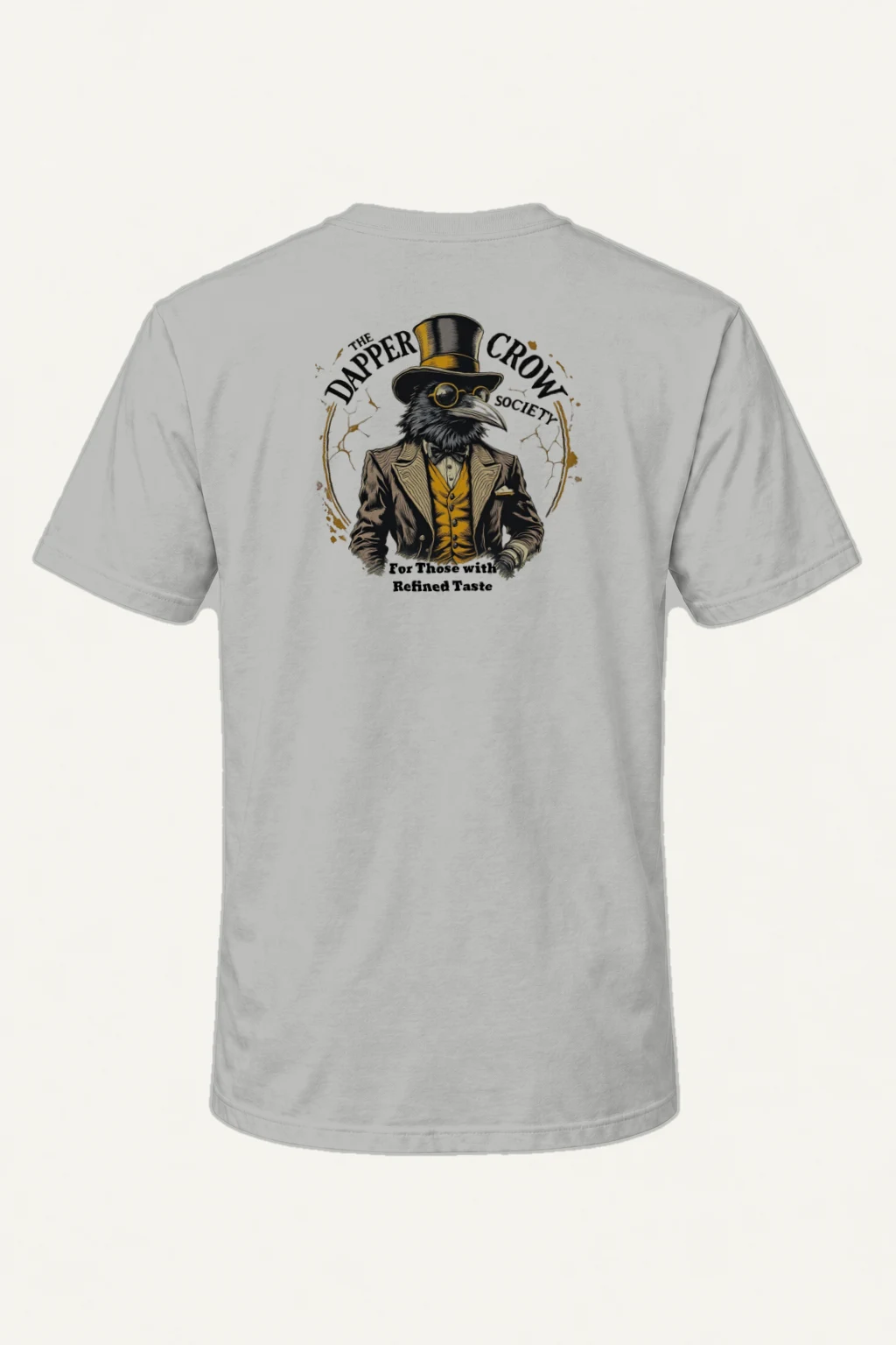 "The Dapper Crow Society" Heavyweight Unisex Crewneck T-shirt | Gildan 5000