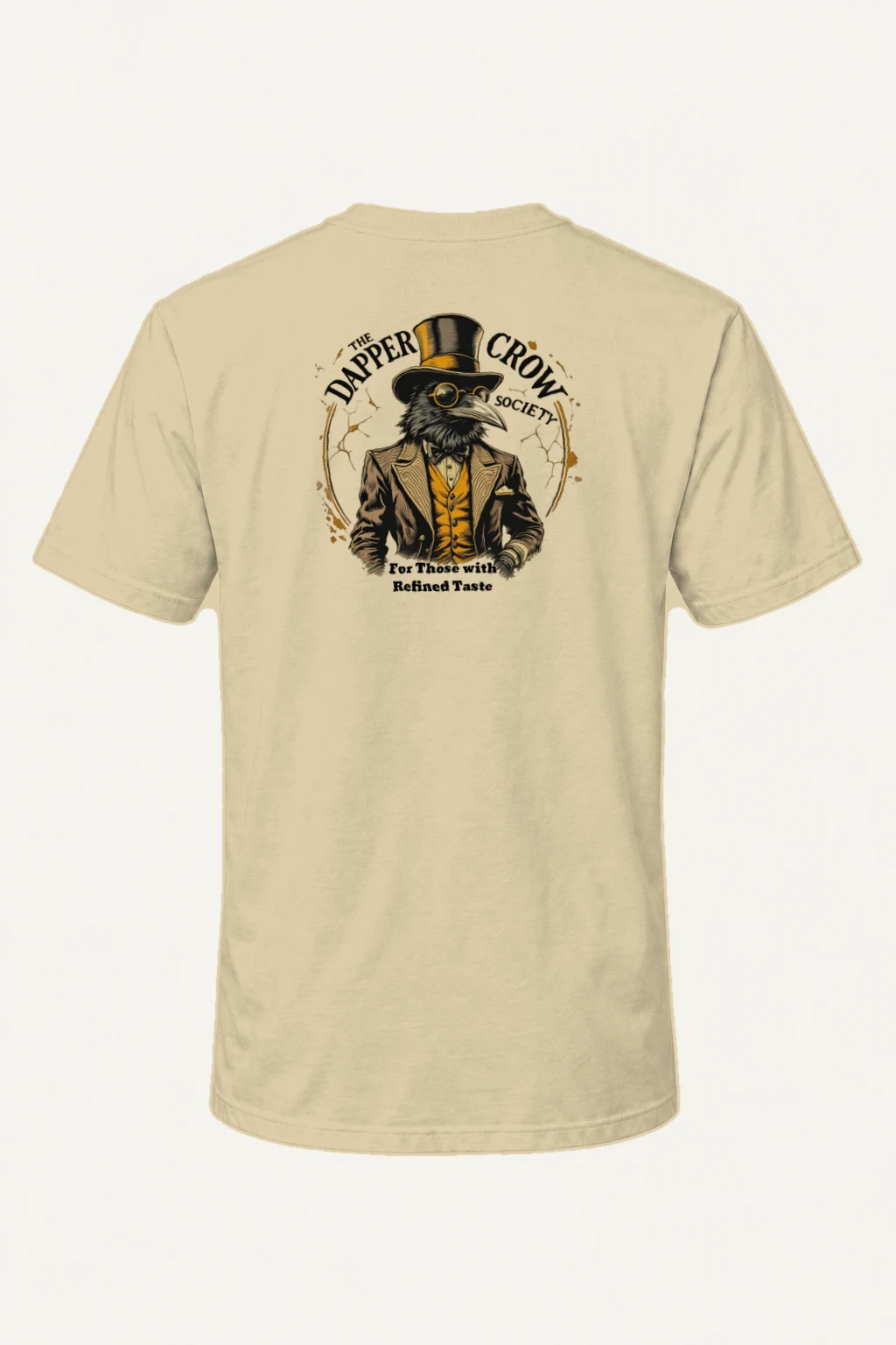 "The Dapper Crow Society" Heavyweight Unisex Crewneck T-shirt | Gildan 5000