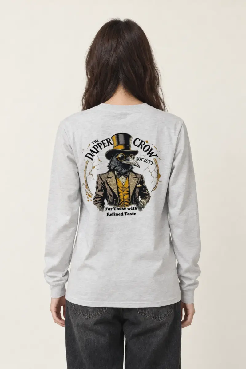 "The Dapper Crow Society" Unisex Longsleeve T-shirt | Gildan 2400