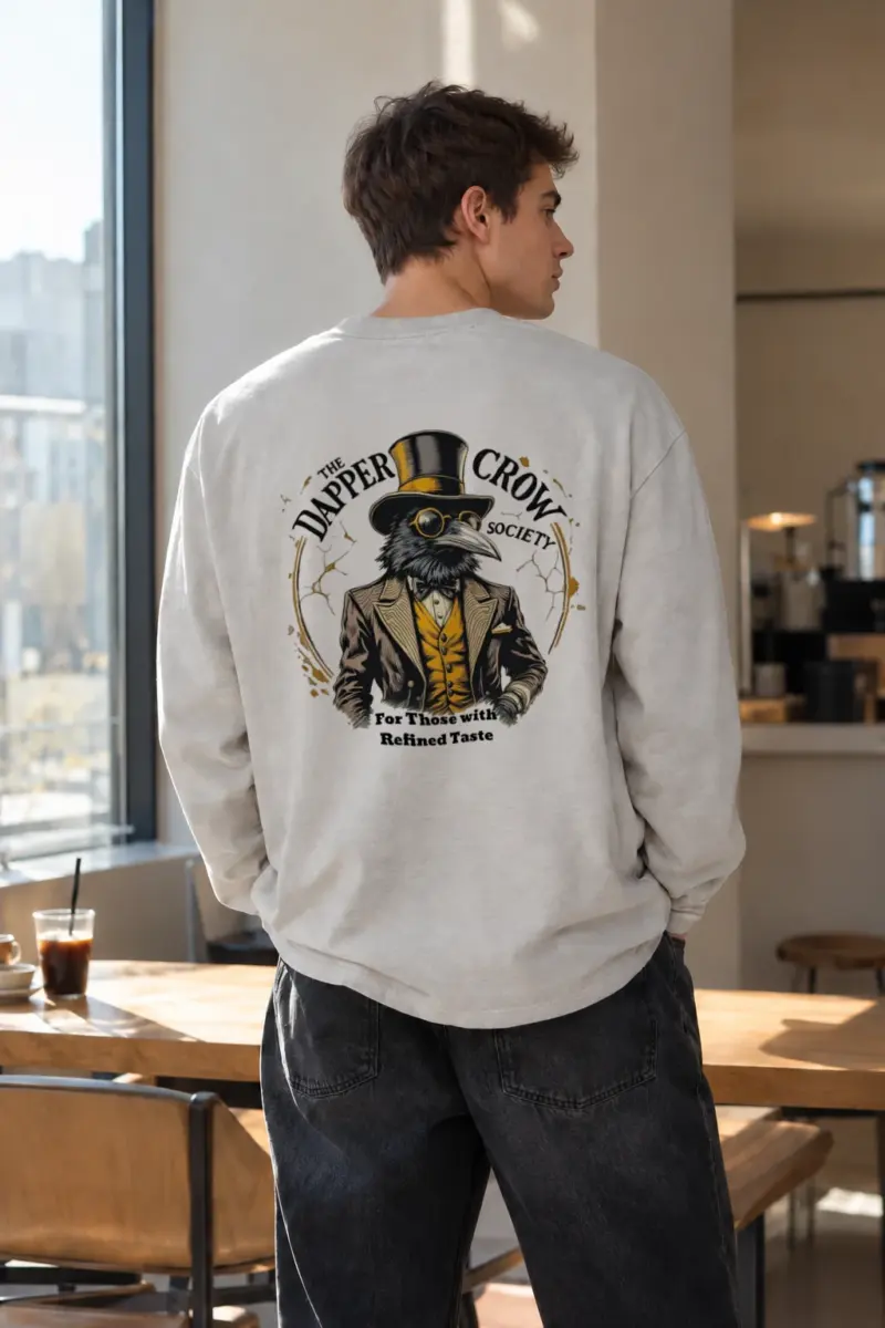 "The Dapper Crow Society" Unisex Longsleeve T-shirt | Gildan 2400