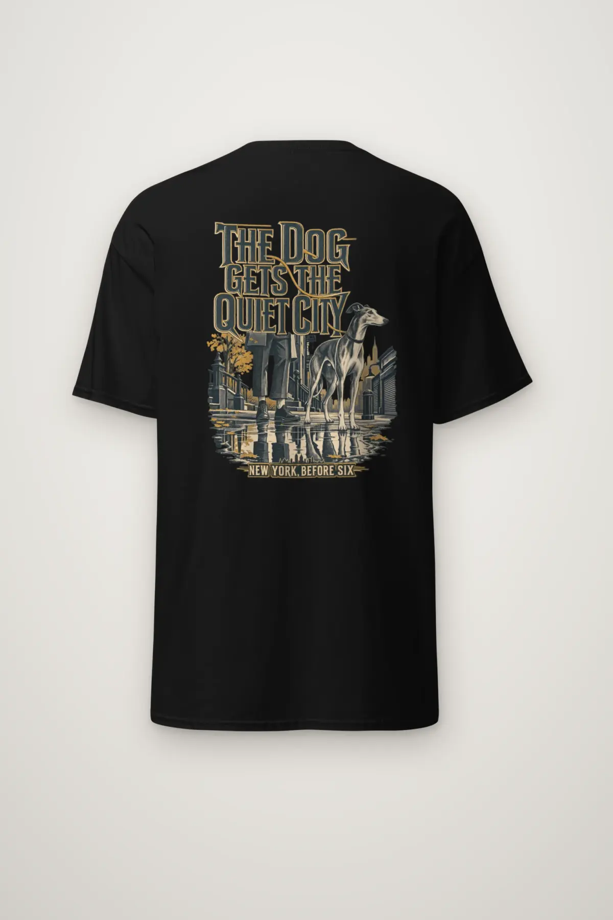 "The Dog Gets the Quiet City" Heavyweight Unisex Crewneck T-shirt