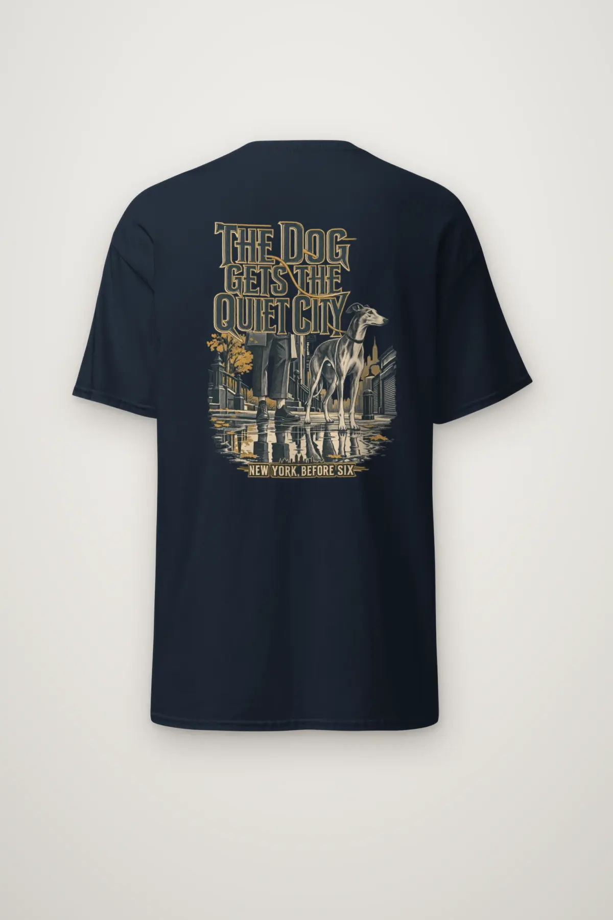 "The Dog Gets the Quiet City" Heavyweight Unisex Crewneck T-shirt