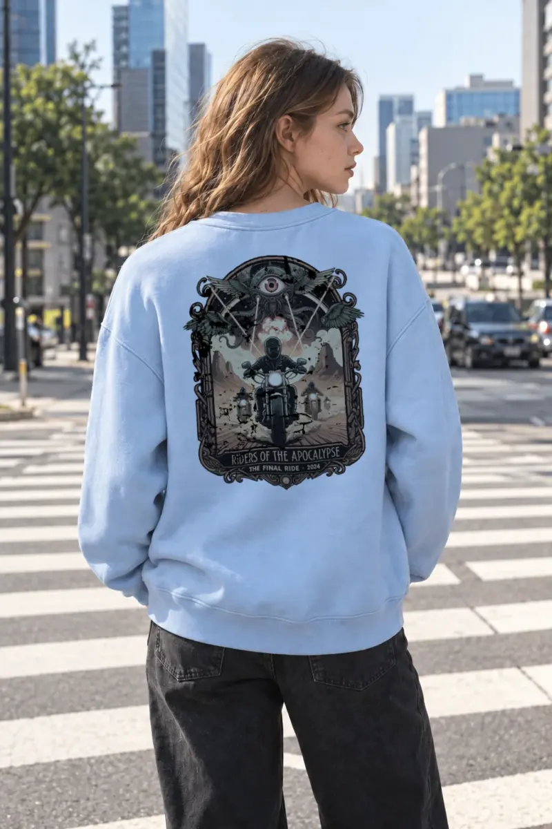 "The Final Ride" Heavy Blend Unisex Crewneck Sweatshirt | Gildan 18000