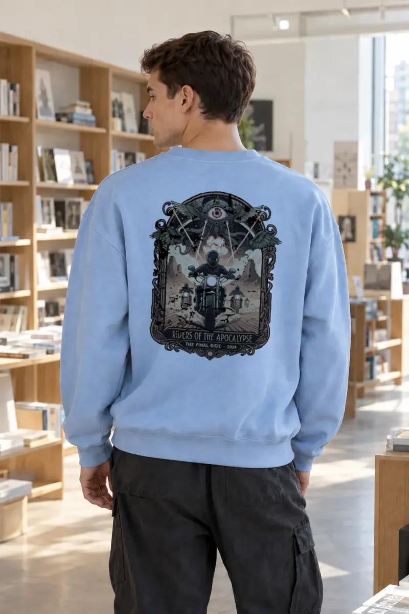 “The Final Ride” Heavy Blend Unisex Crewneck Sweatshirt | Gildan 18000