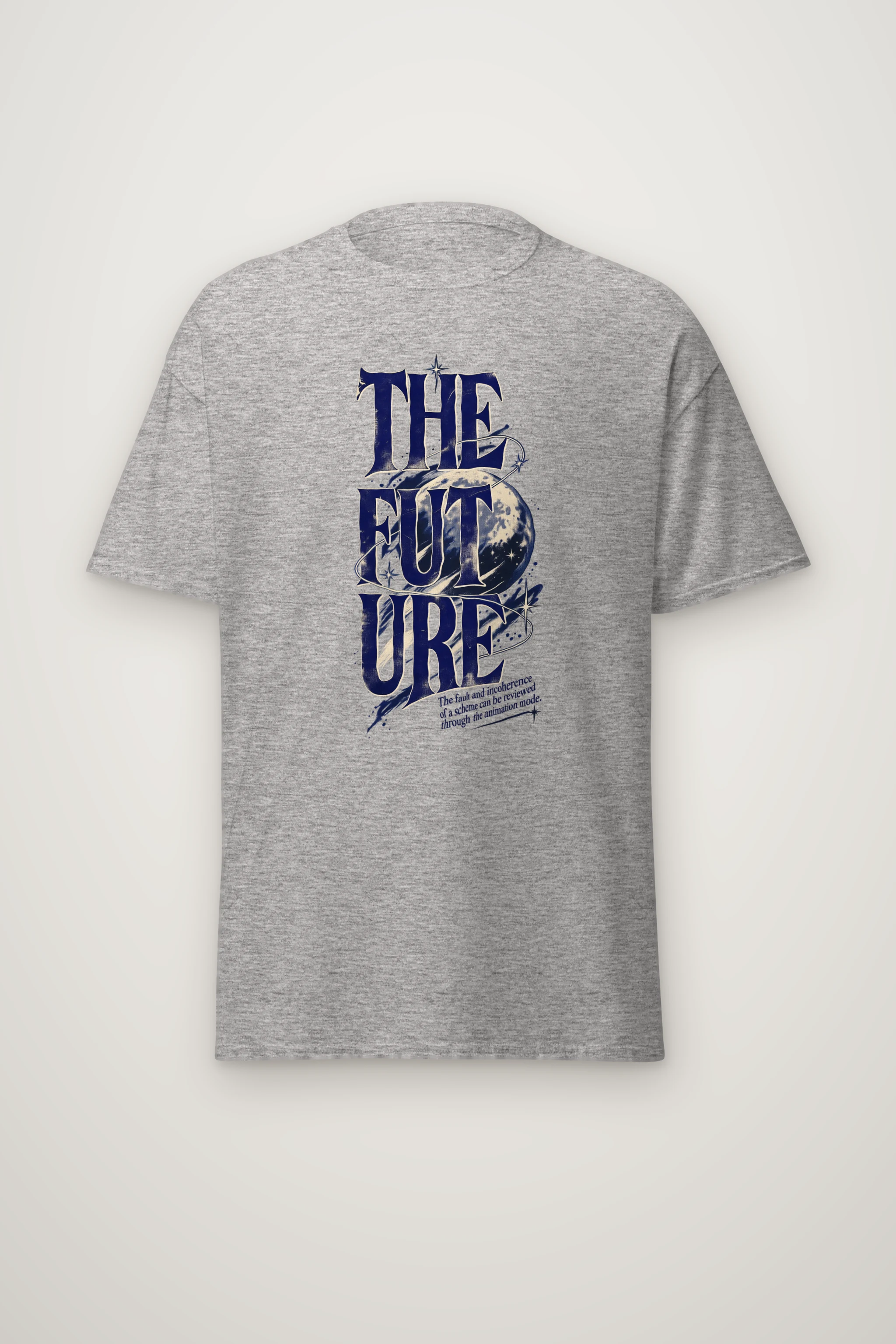 "The Future Orbit" Heavyweight Unisex Crewneck T-shirt