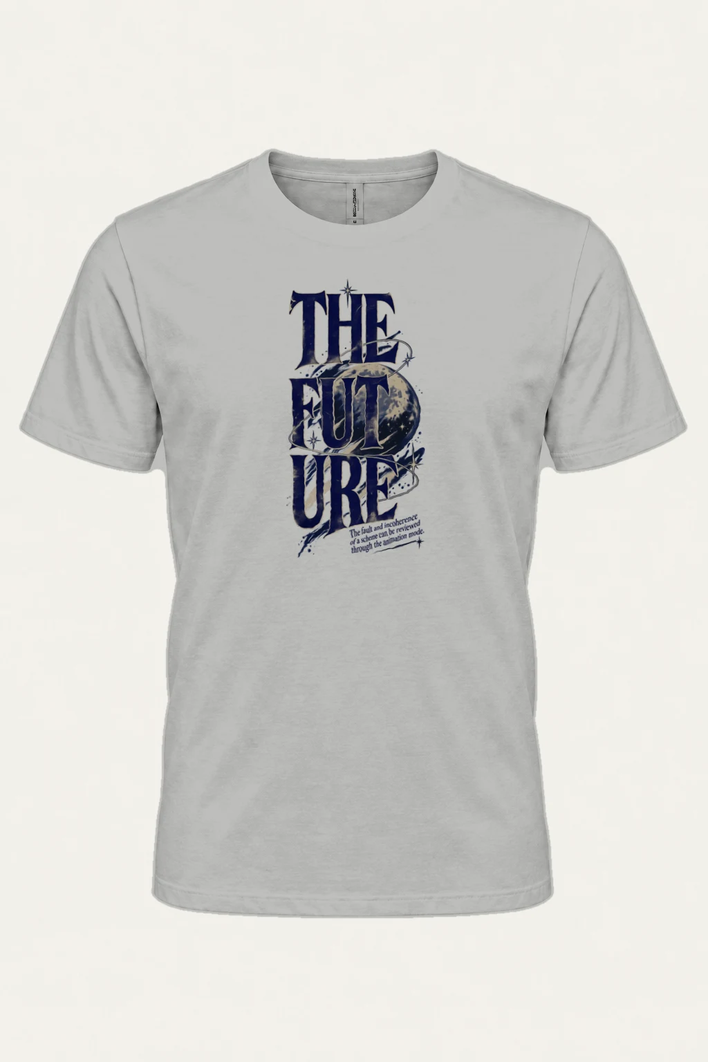 "The Future Orbit" Heavyweight Unisex Crewneck T-shirt | Gildan 5000