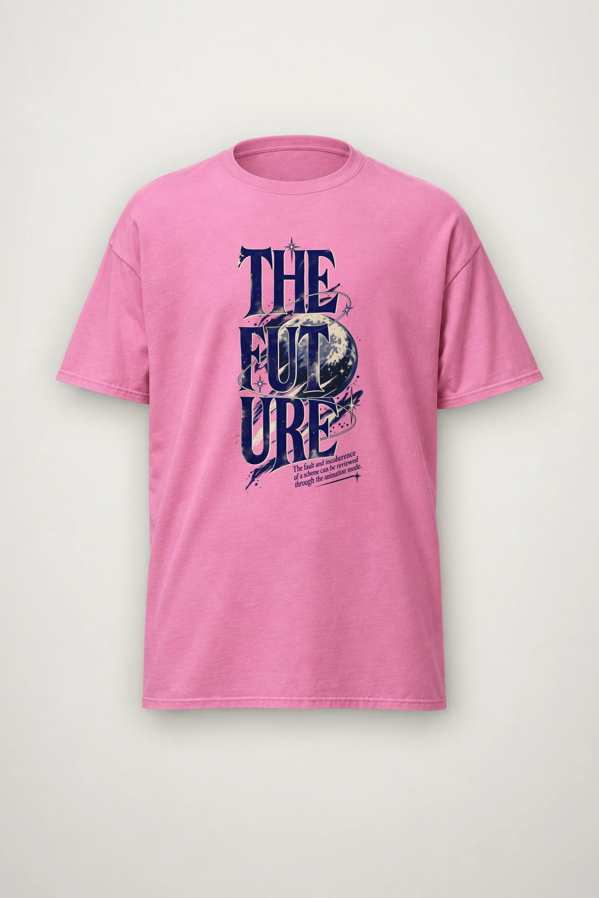 "The Future Orbit" Heavyweight Unisex Crewneck T-shirt