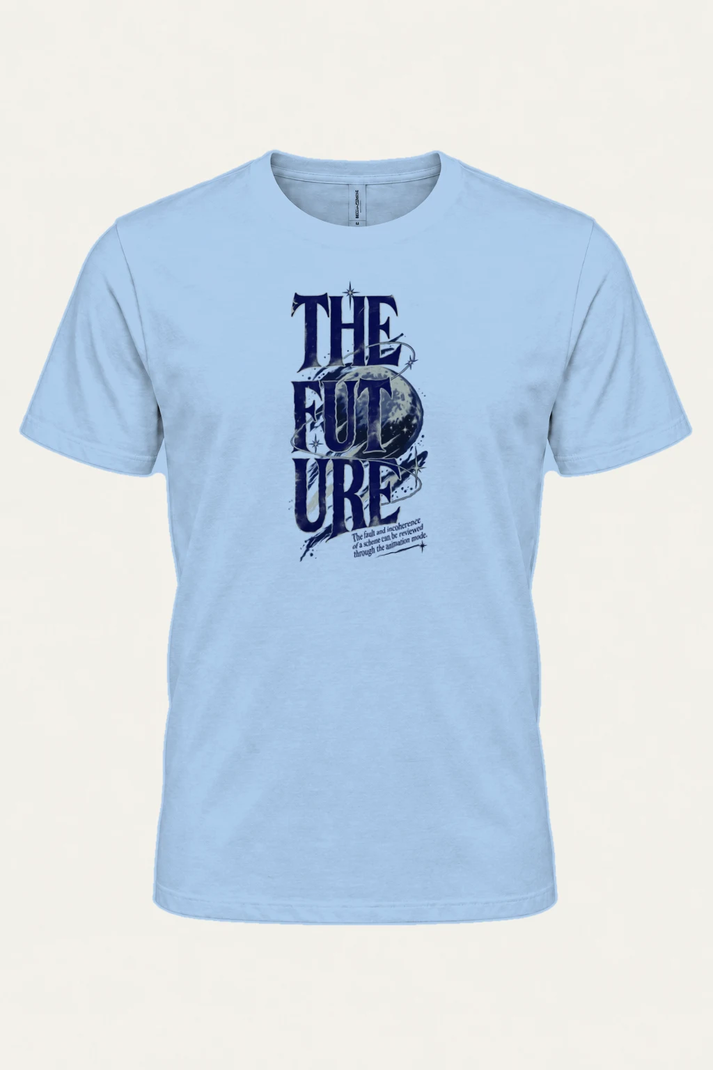"The Future Orbit" Heavyweight Unisex Crewneck T-shirt | Gildan 5000