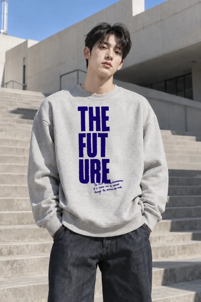 “The Future Poster” Heavy Blend Unisex Crewneck Sweatshirt | Gildan 18000