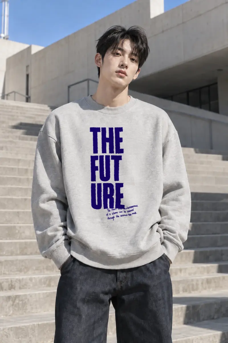 "The Future Poster" Heavy Blend Unisex Crewneck Sweatshirt | Gildan 18000