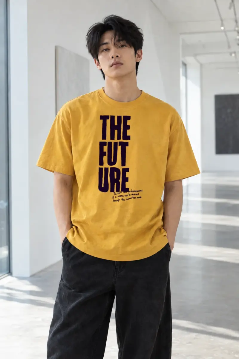 “The Future Poster” Heavyweight Unisex Crewneck T-shirt | Gildan 5000