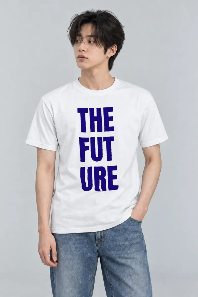 "The Future Stack" Heavyweight Unisex Crewneck T-shirt