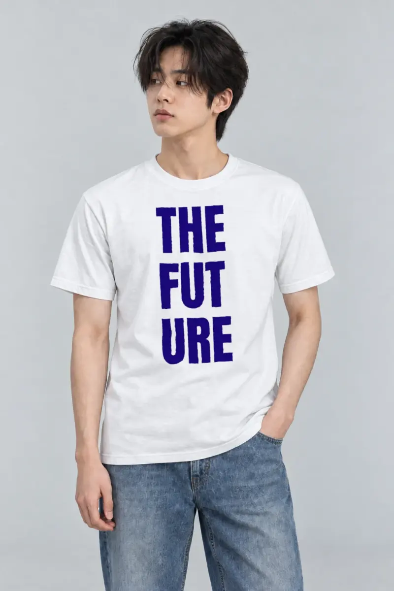 "The Future Stack" Heavyweight Unisex Crewneck T-shirt