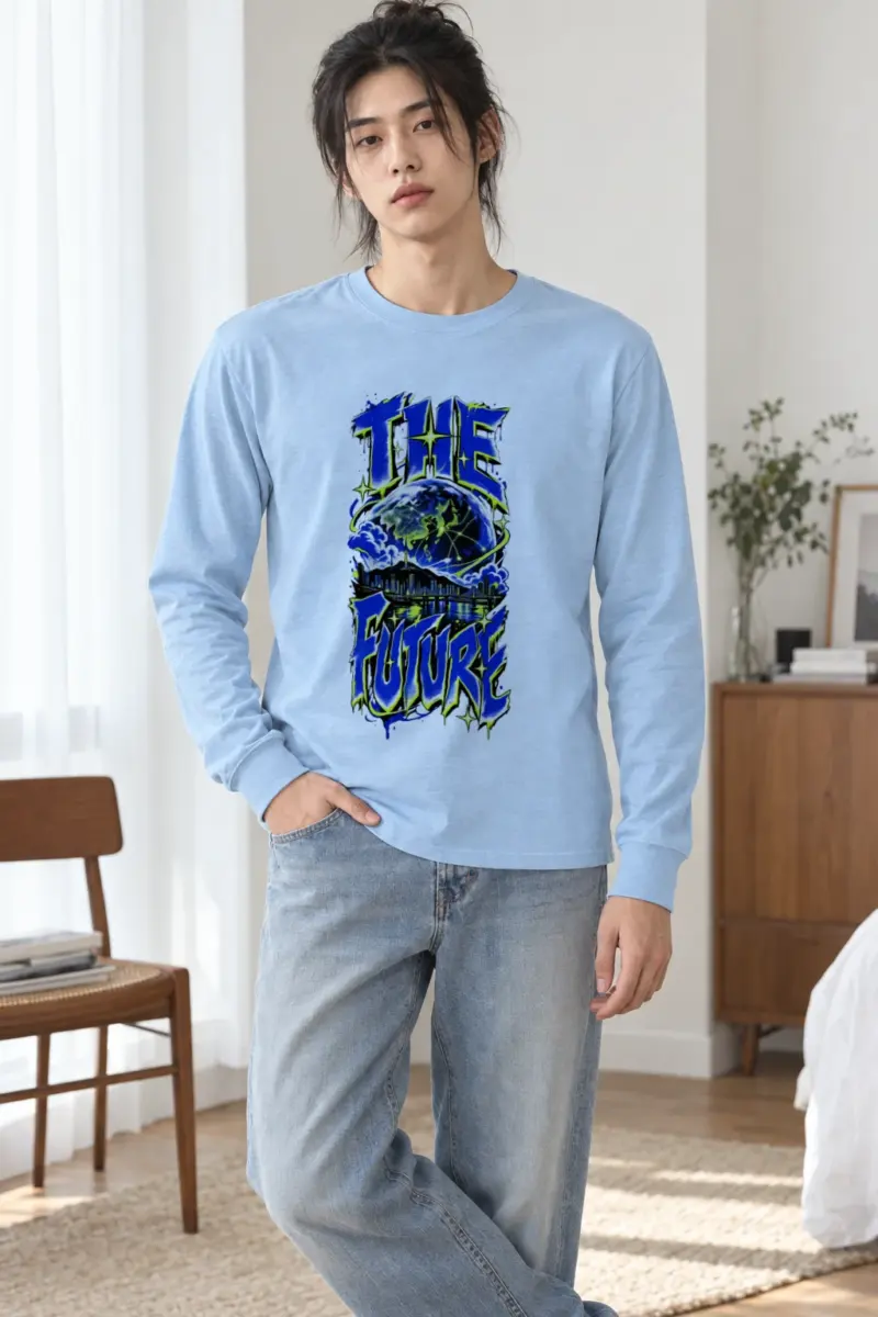 "Networked Horizons" Unisex Longsleeve T-shirt