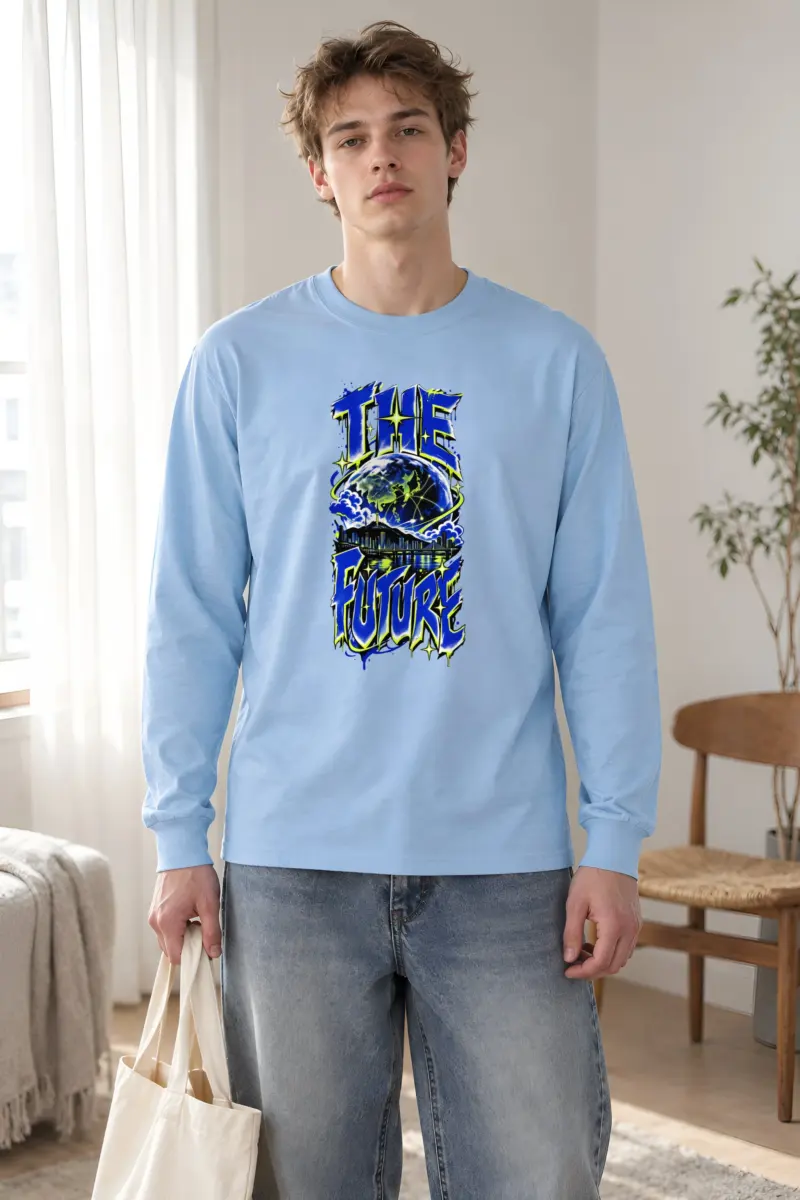 "Networked Horizons" Unisex Longsleeve T-shirt
