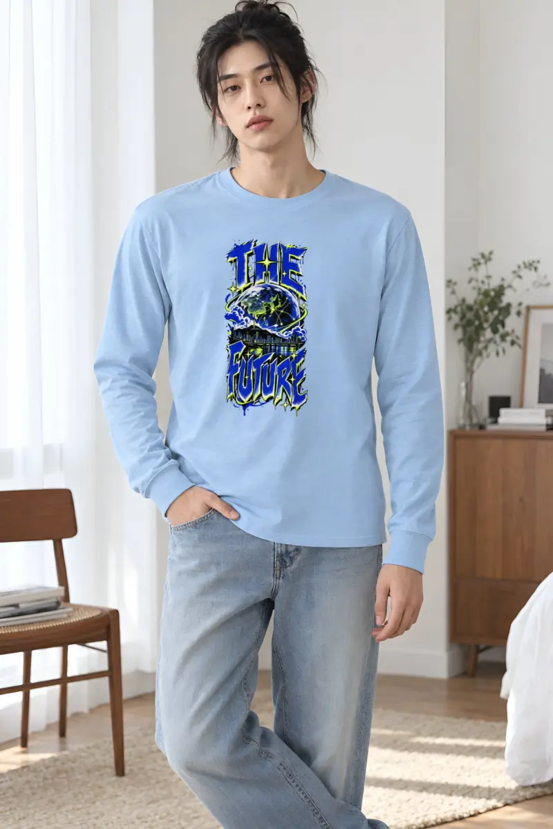 "Networked Horizons" Unisex Longsleeve T-shirt