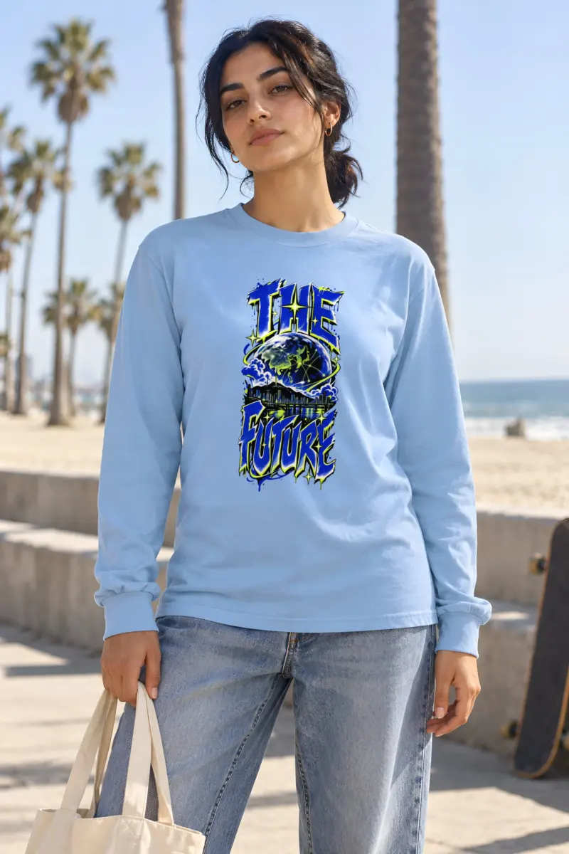 "Networked Horizons" Unisex Longsleeve T-shirt
