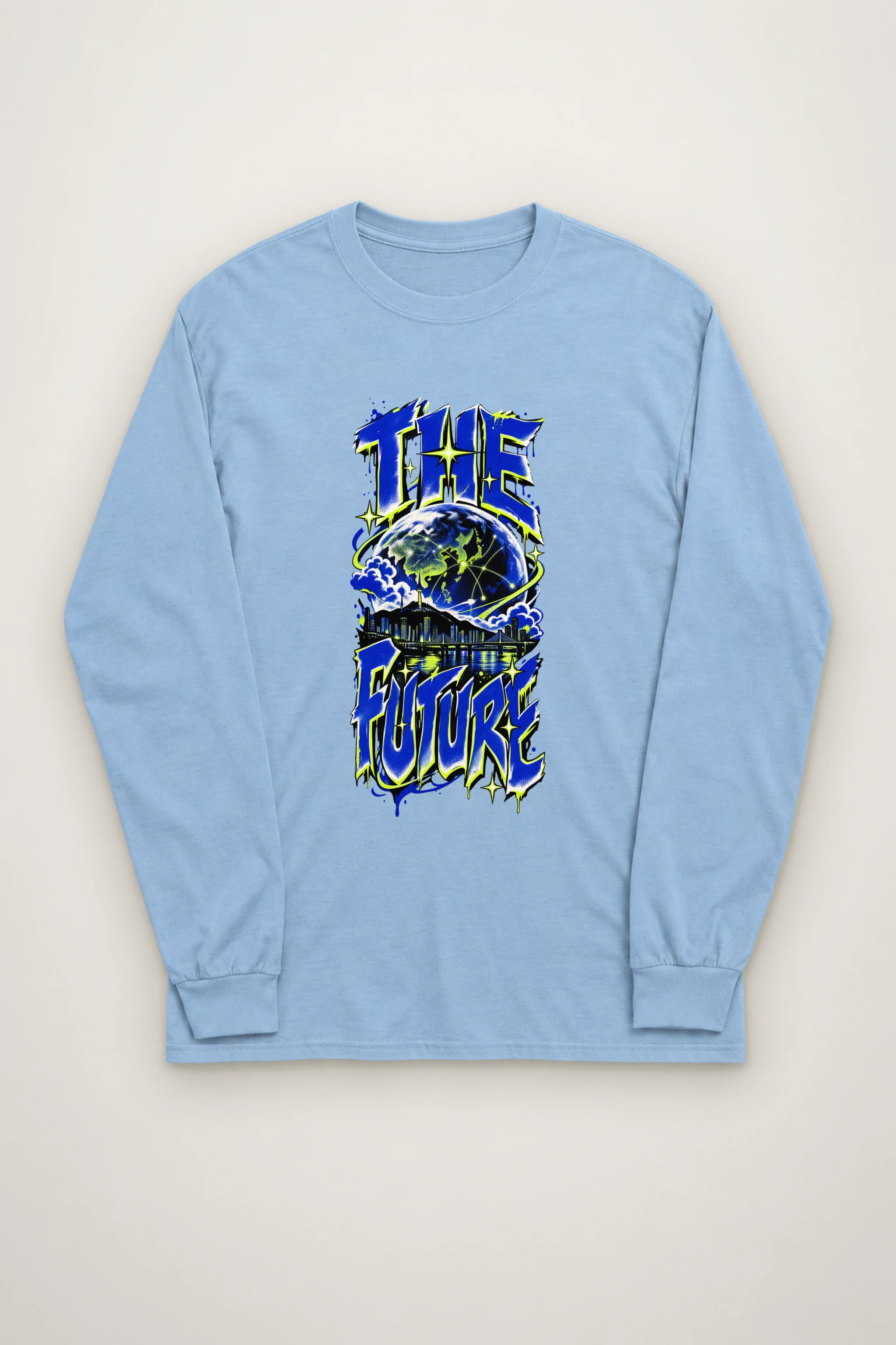 "Networked Horizons" Unisex Longsleeve T-shirt