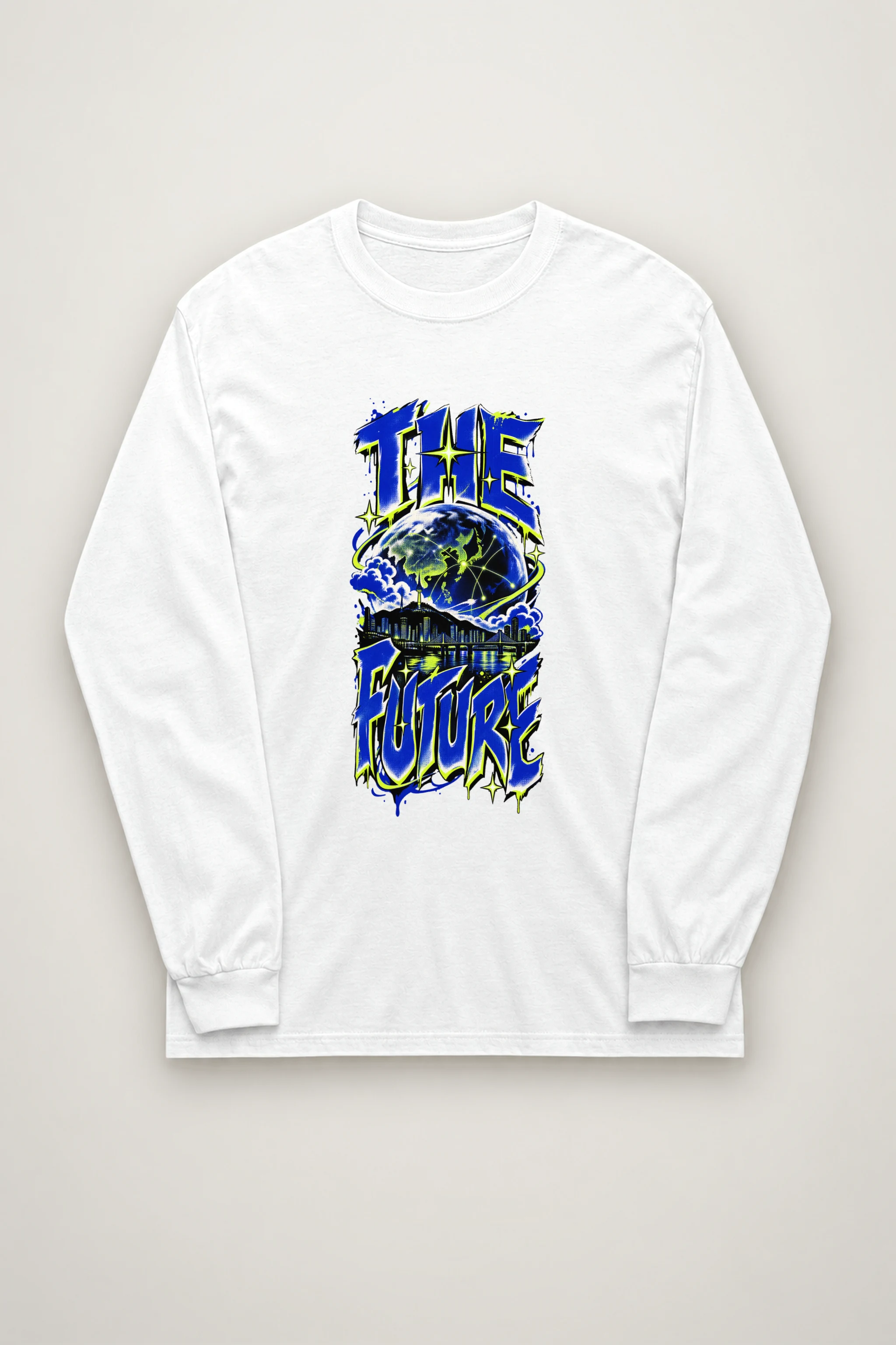 "Networked Horizons" Unisex Longsleeve T-shirt