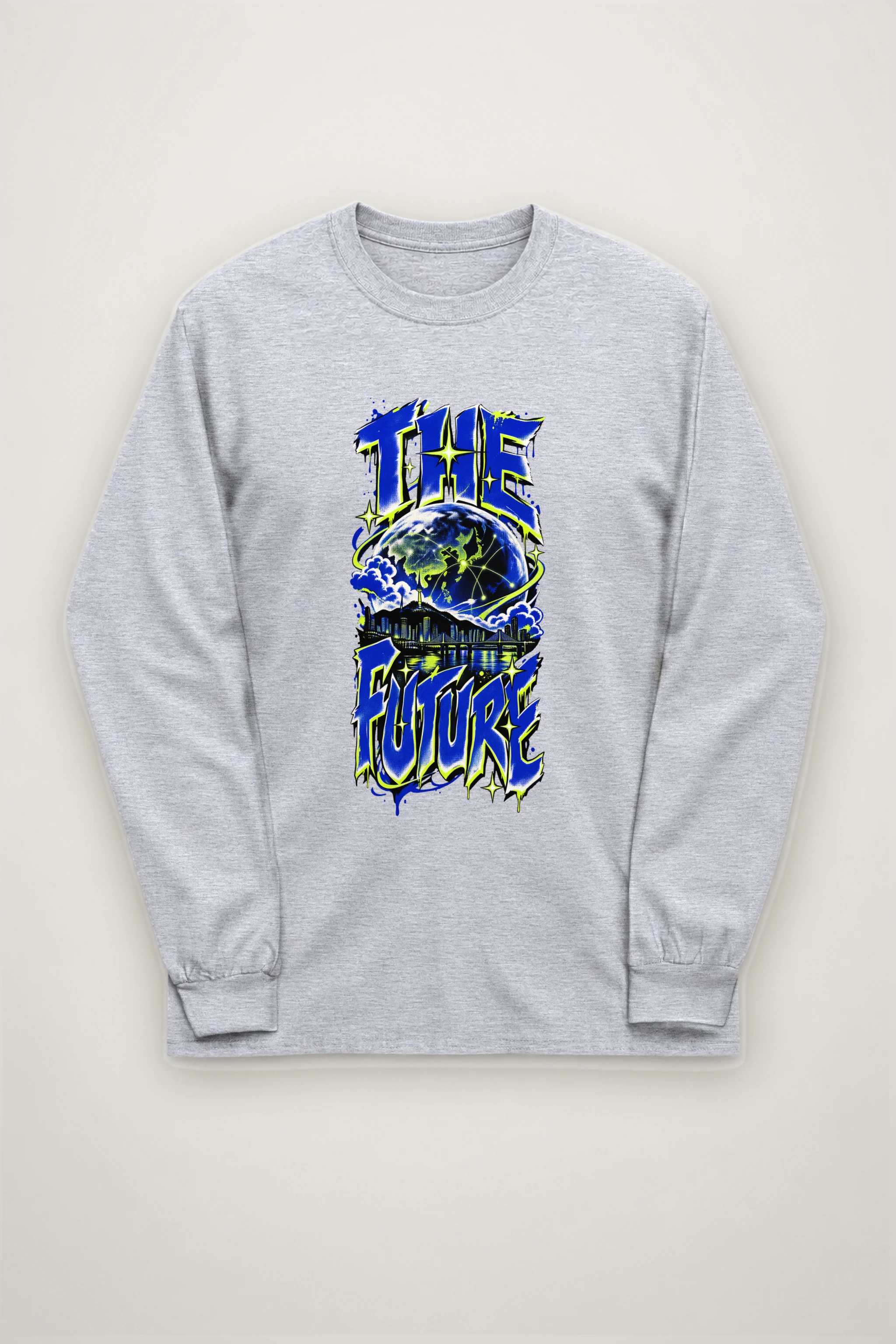"Networked Horizons" Unisex Longsleeve T-shirt