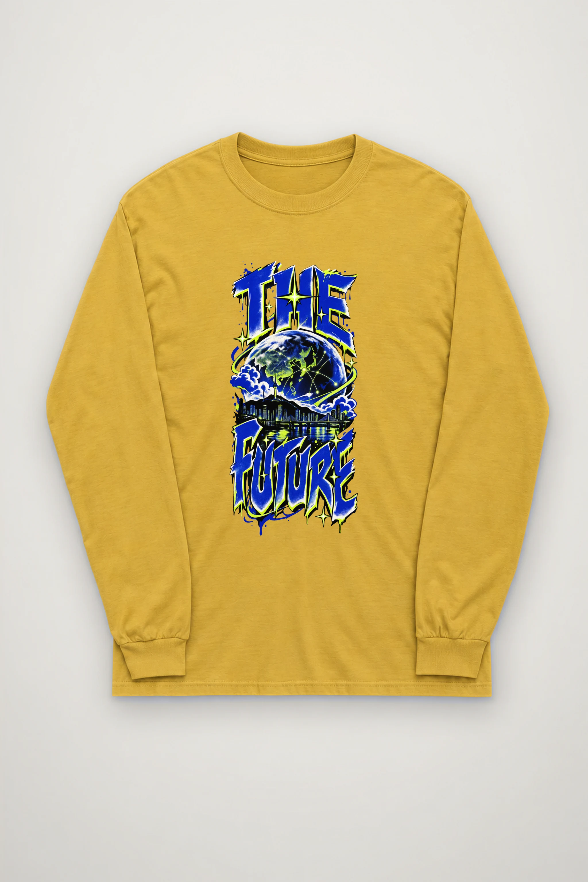 "Networked Horizons" Unisex Longsleeve T-shirt