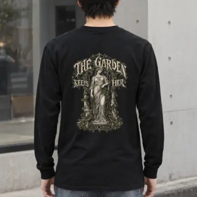 "The Garden Keeps Her" Unisex Longsleeve T-shirt