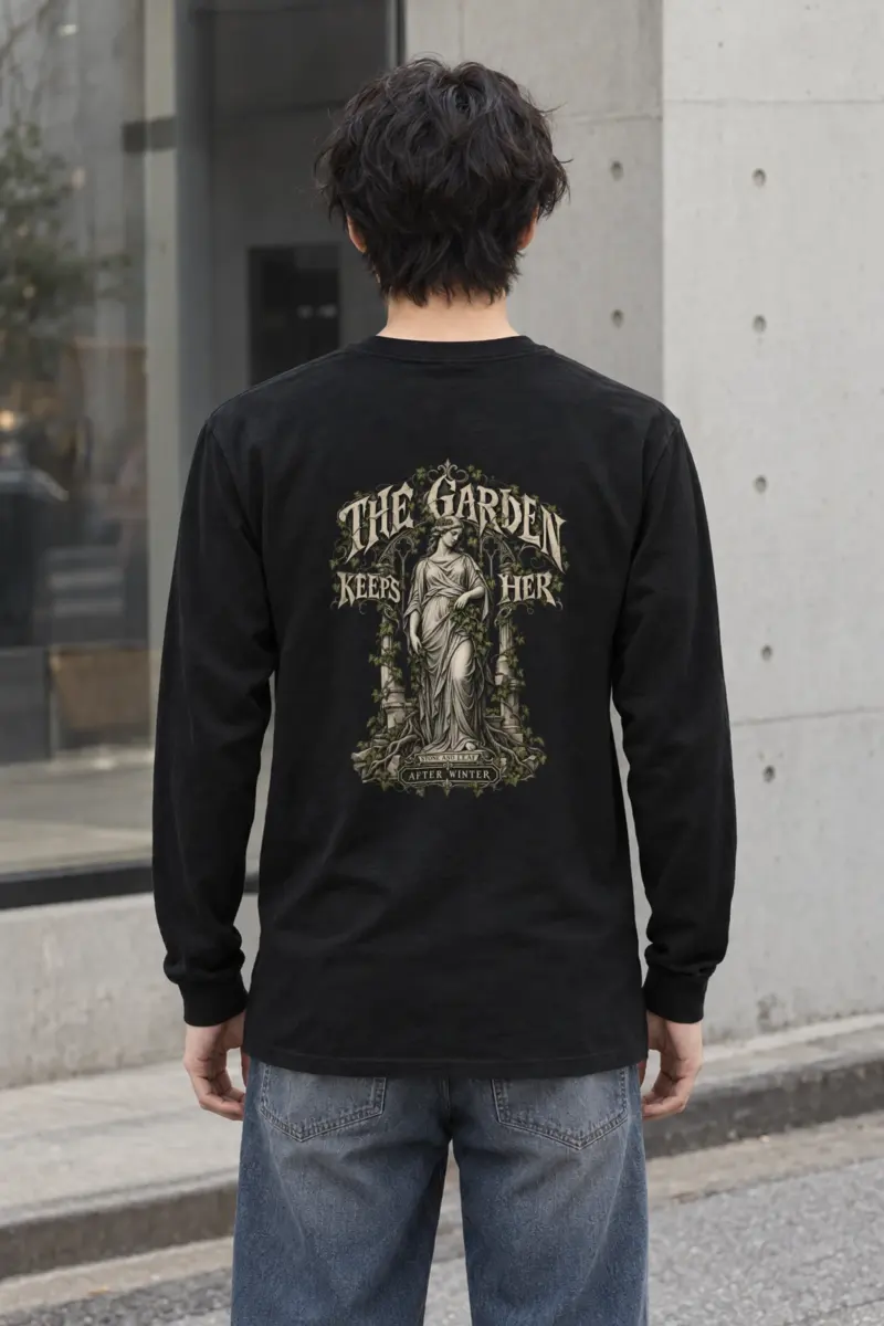 "The Garden Keeps Her" Unisex Longsleeve T-shirt