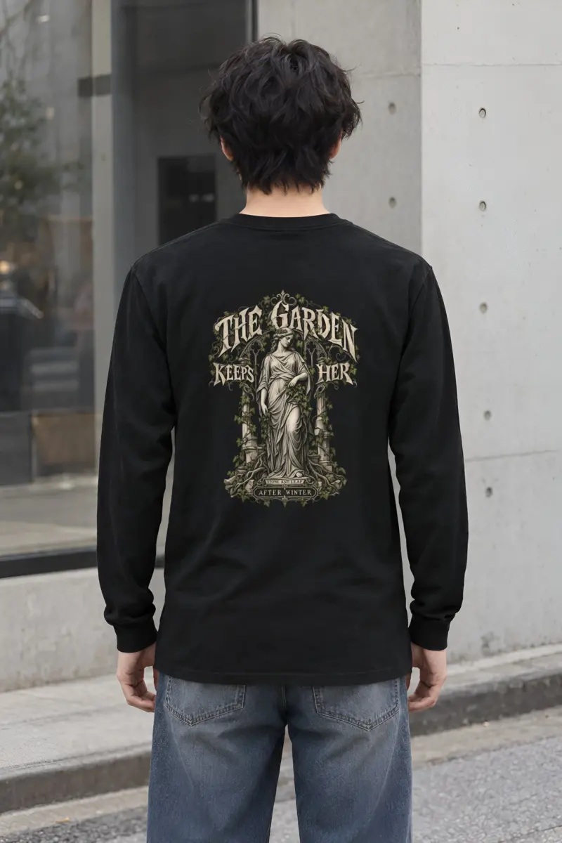 "The Garden Keeps Her" Unisex Longsleeve T-shirt